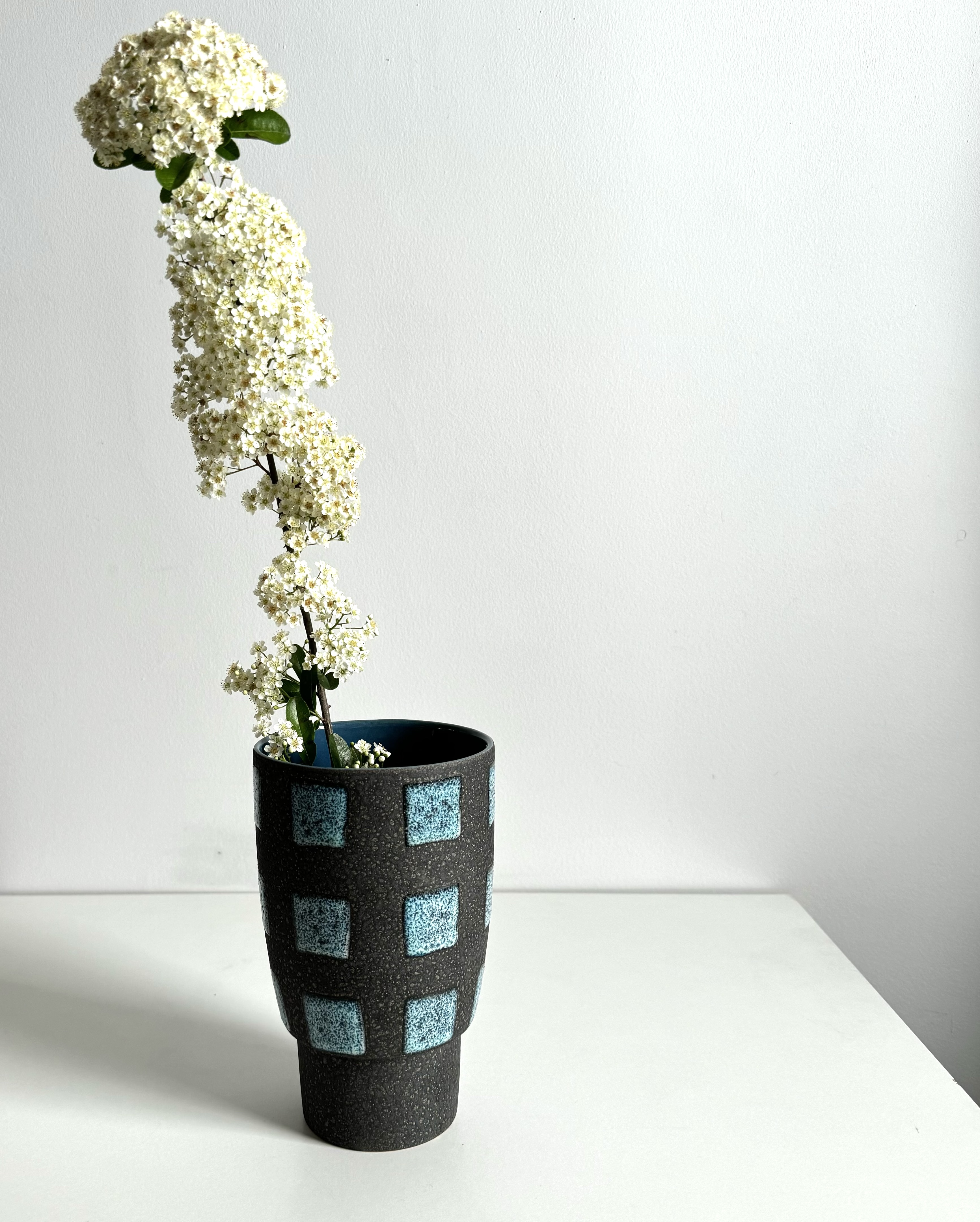 Handmade ceramic vase /Germany / Scheurich Amano Design/ 1970s