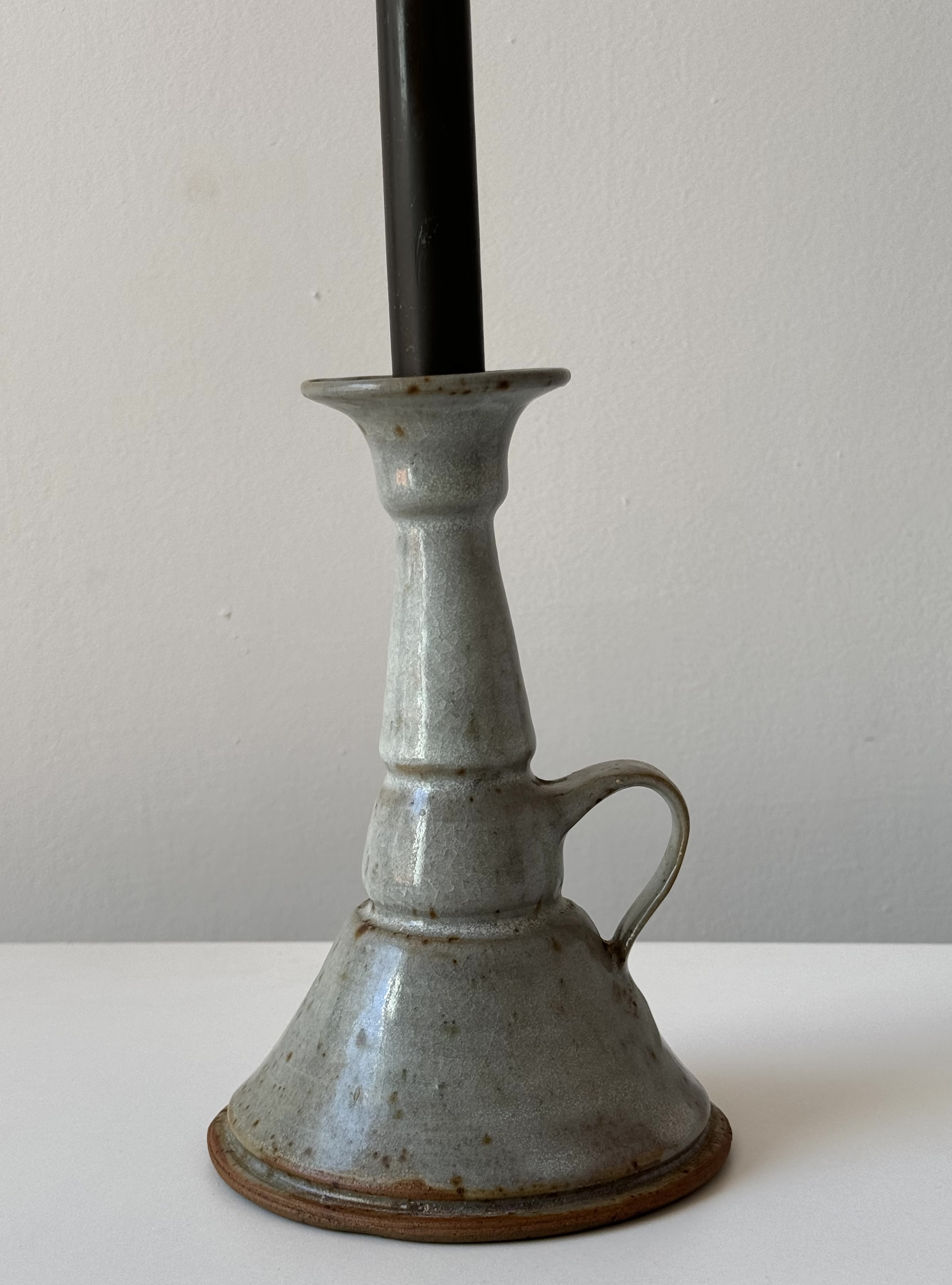 Handmade Ceramic Candle Holder/ France