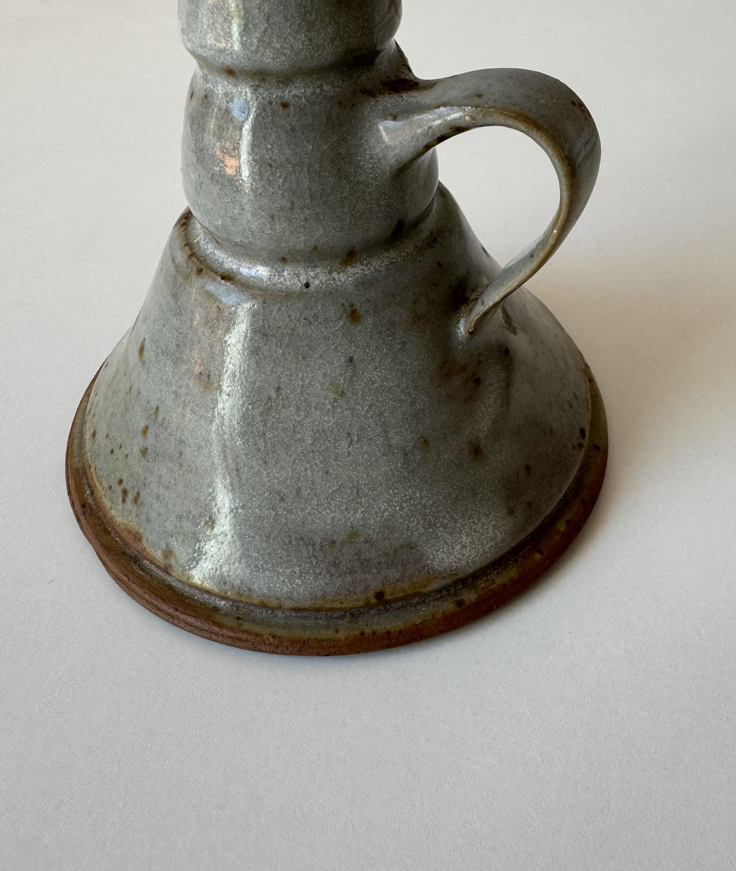 Handmade Ceramic Candle Holder/ France