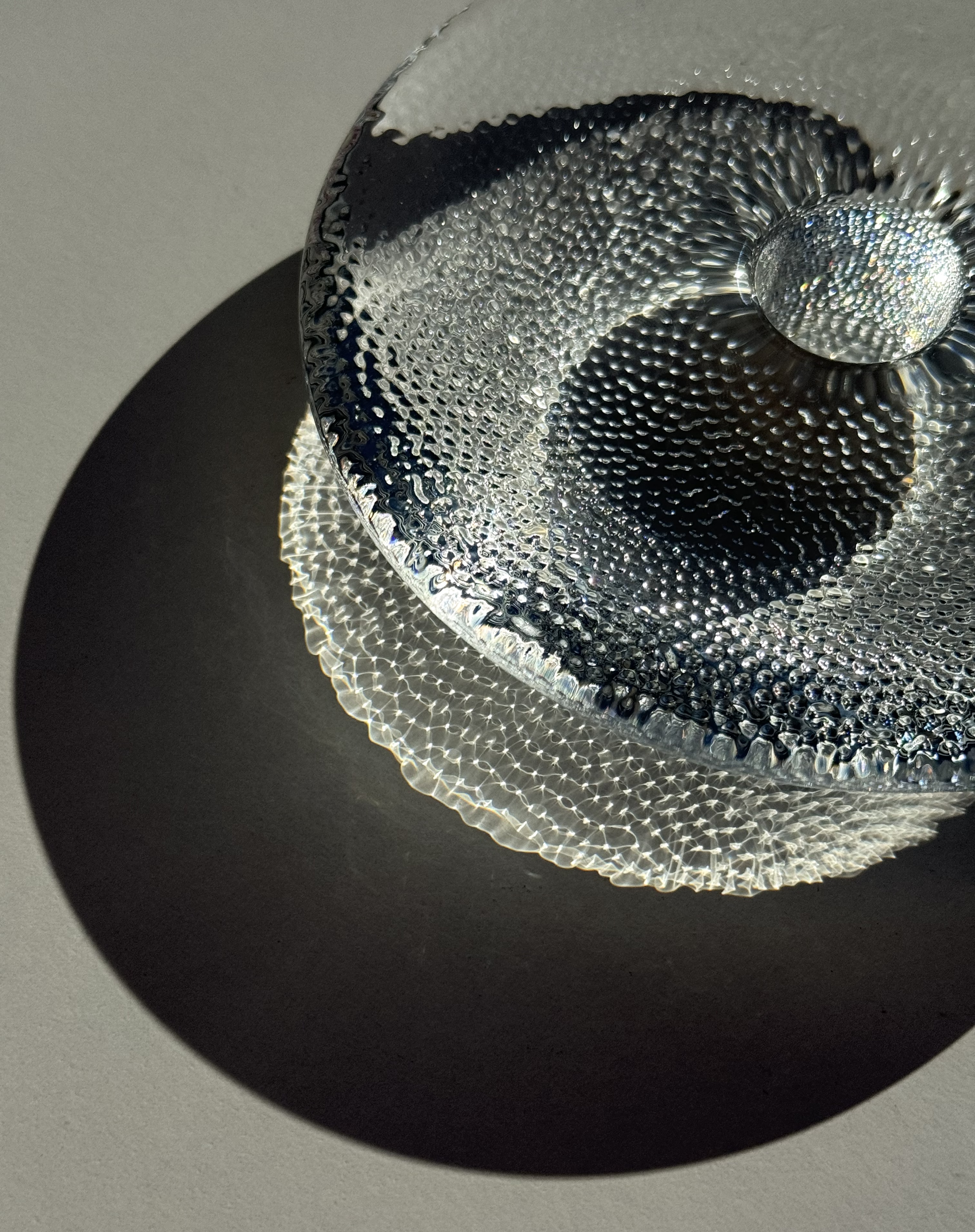 Iittala Nappi Glass Candleholder Set from the 1990s