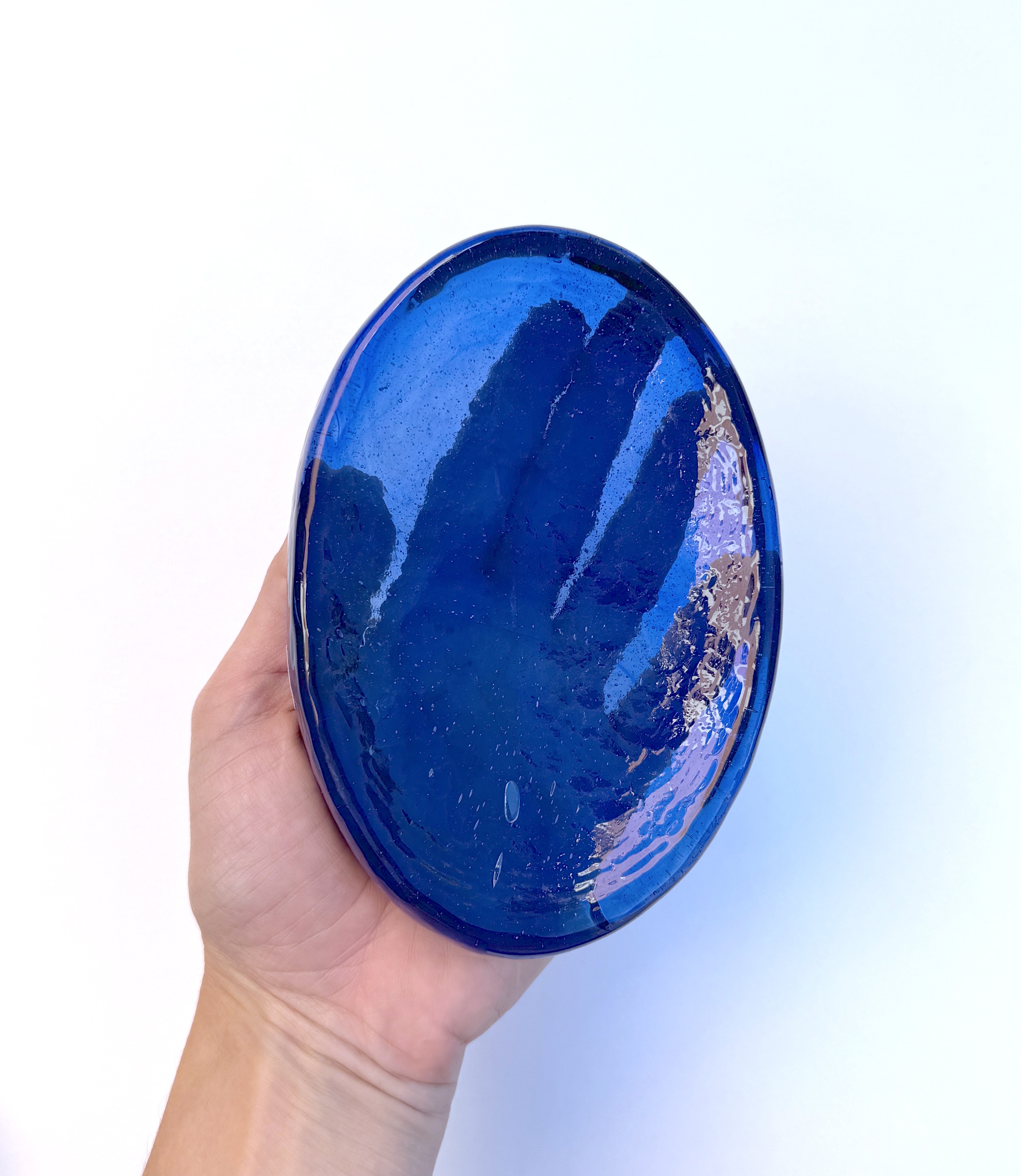 Handmade Glass Soap Dish / Finland