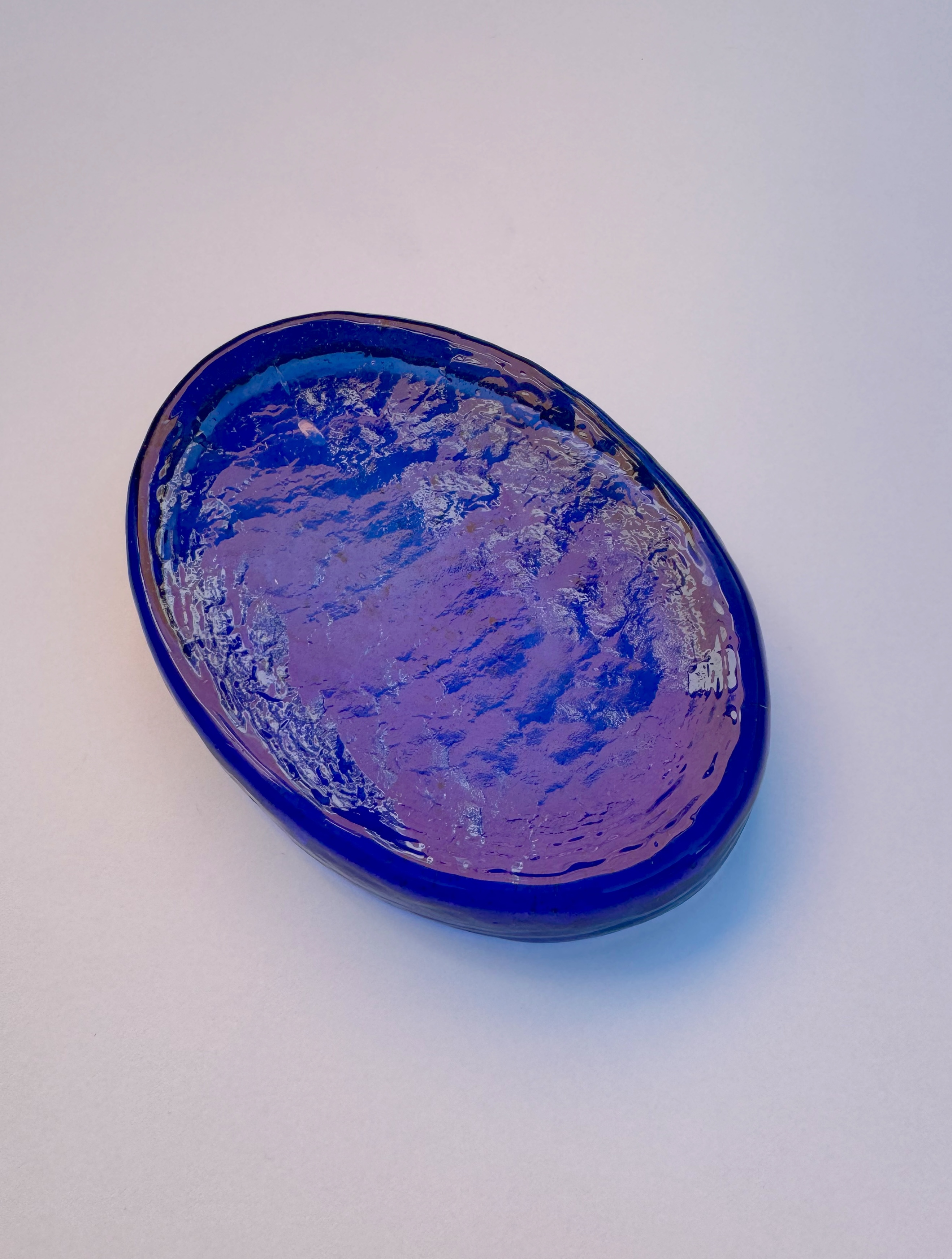 Handmade Glass Soap Dish / Finland