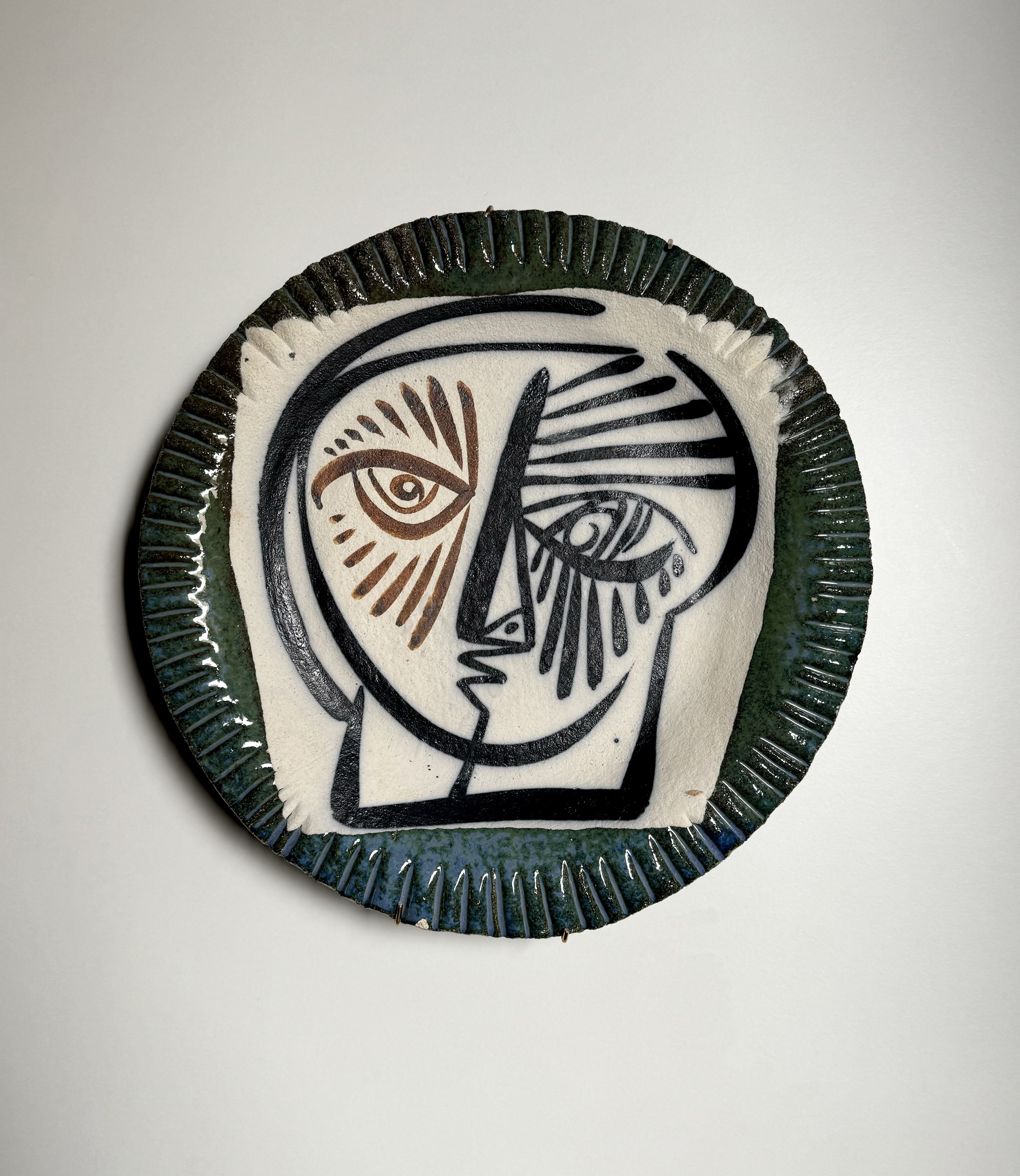 Ceramic Plate /Author: Alfonso Otero Regal / Spain 1970s-1980s