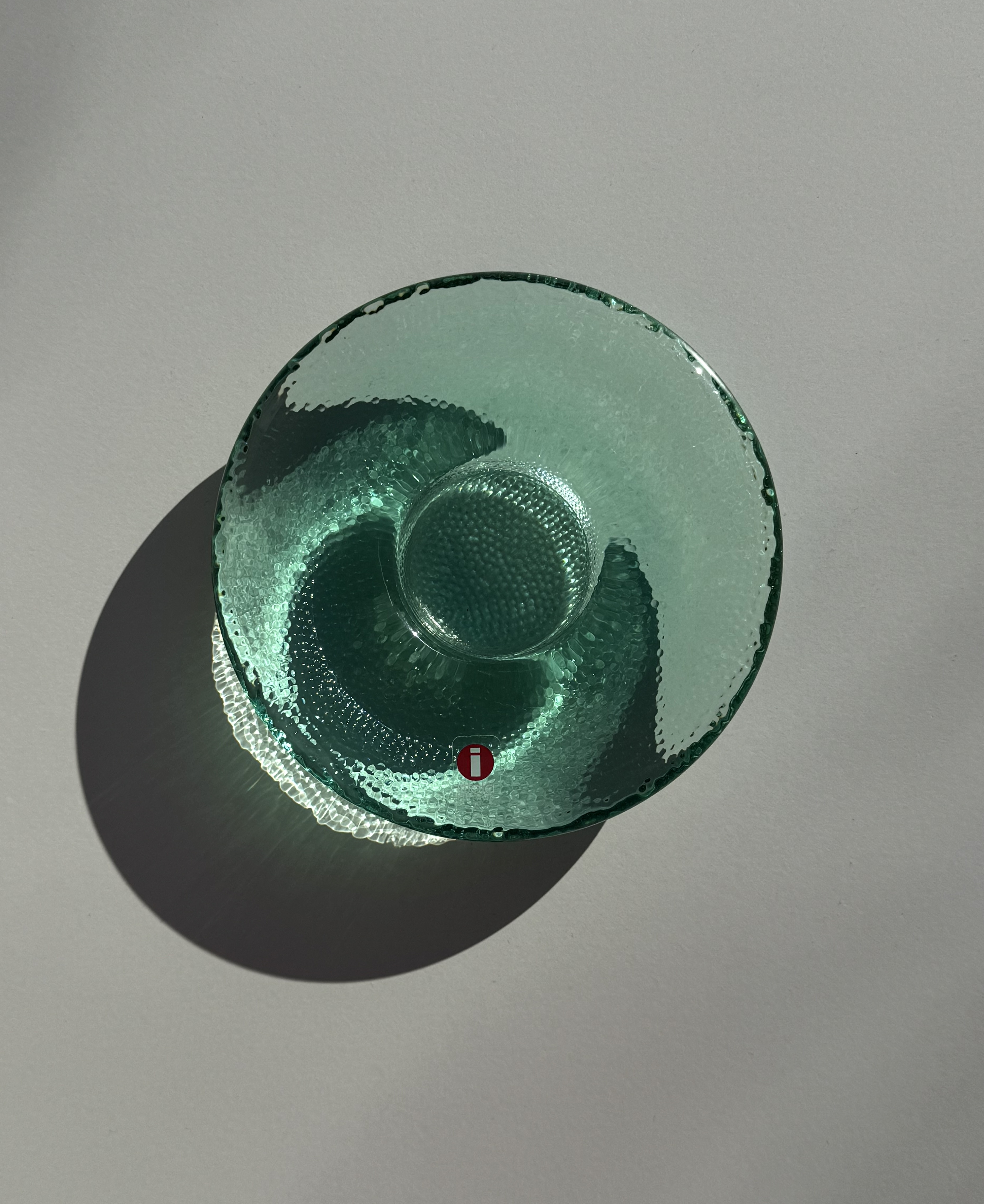 Iittala Nappi Glass Candleholder  from the 1990s