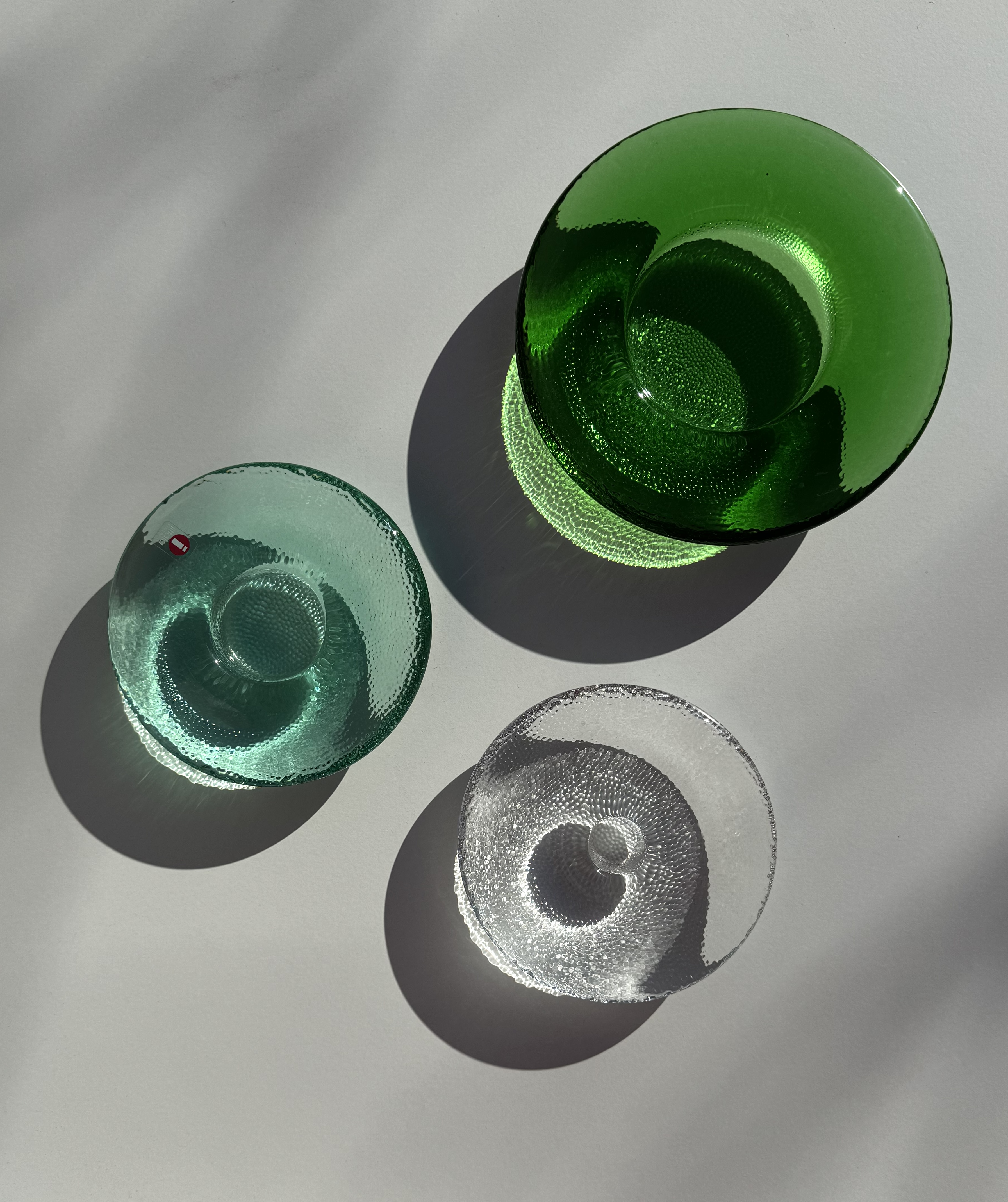 Iittala Nappi Glass Candleholder  from the 1990s