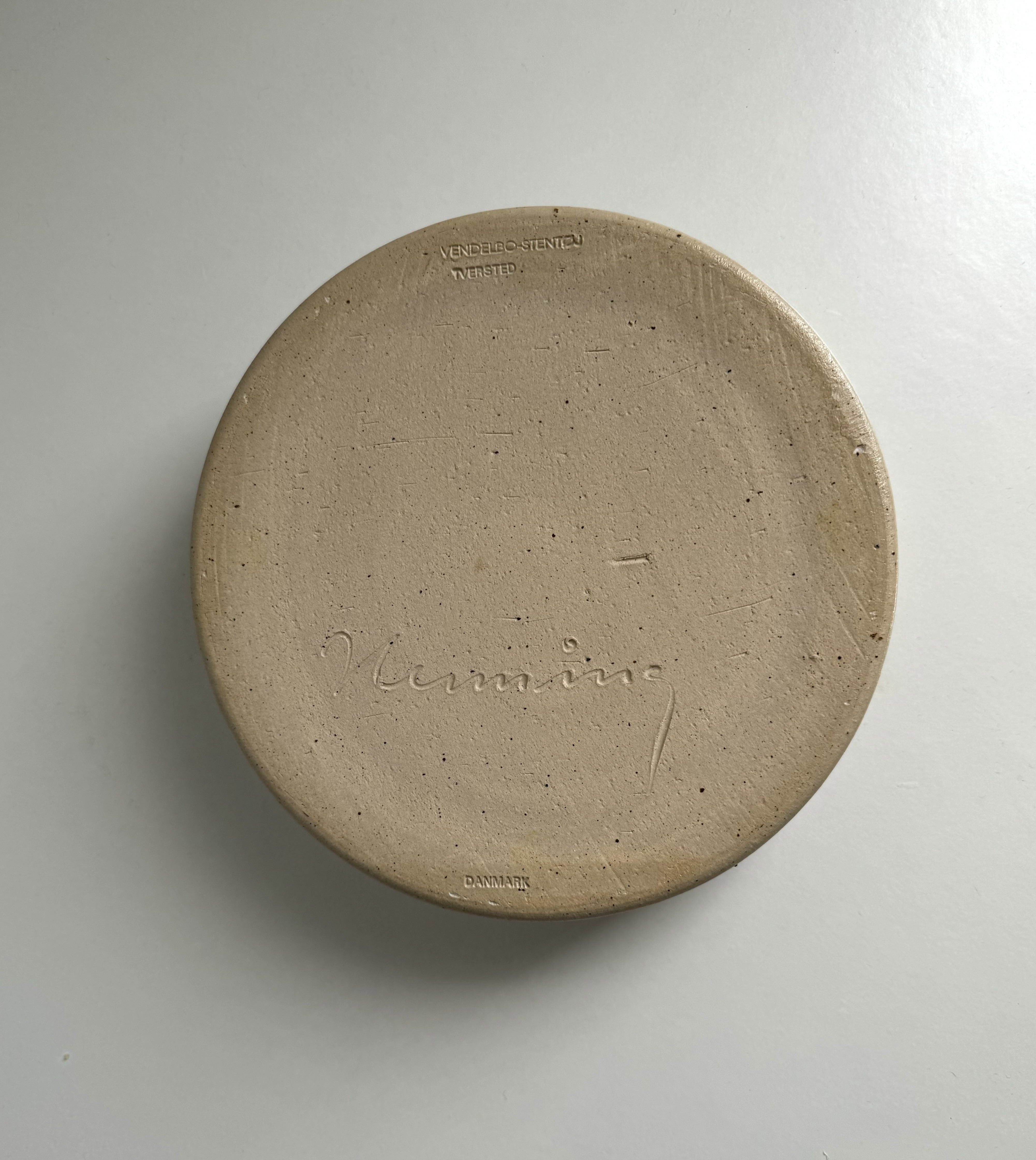 Danish ashtray by Vendelbo Stentøj