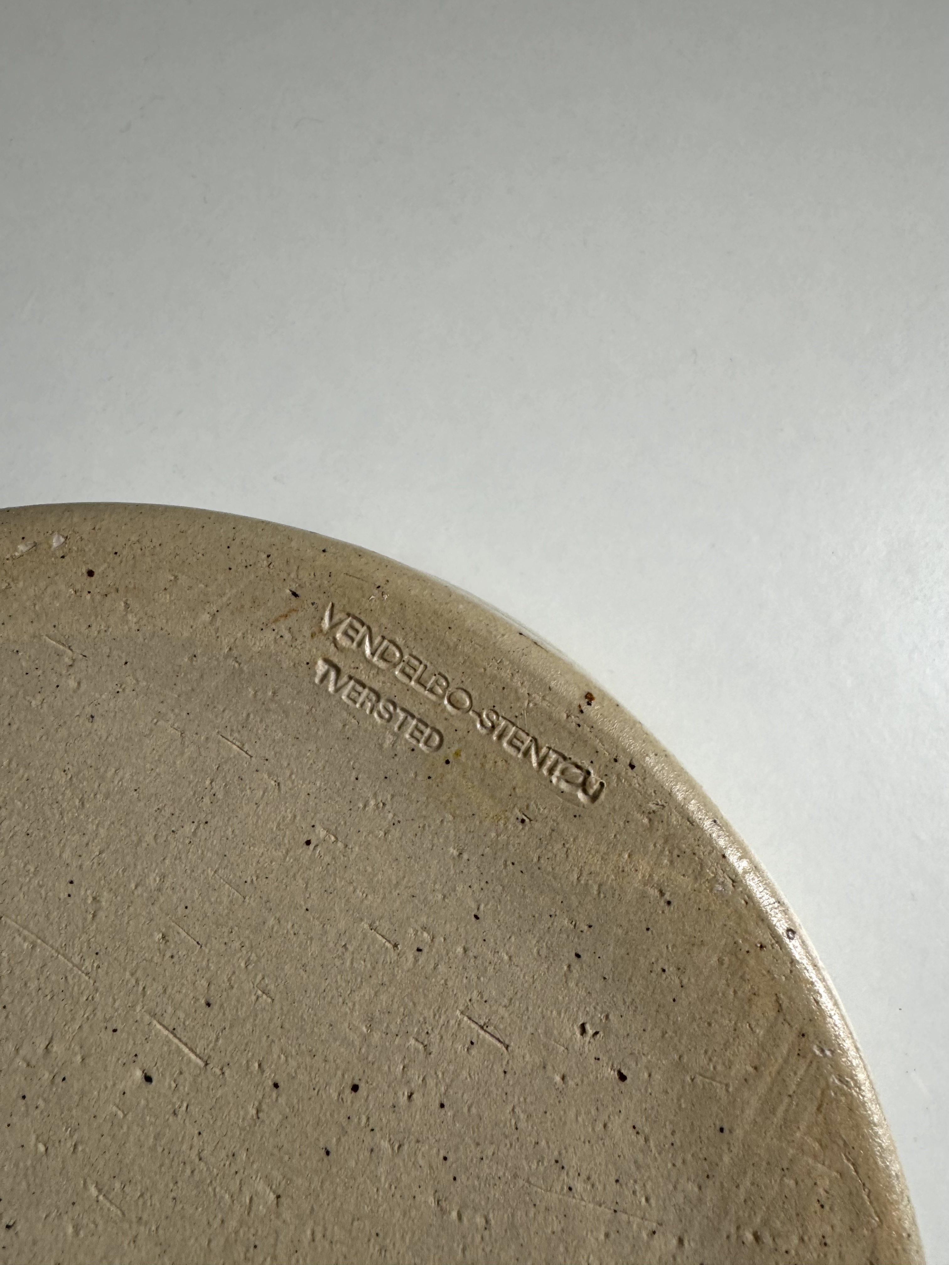 Danish ashtray by Vendelbo Stentøj