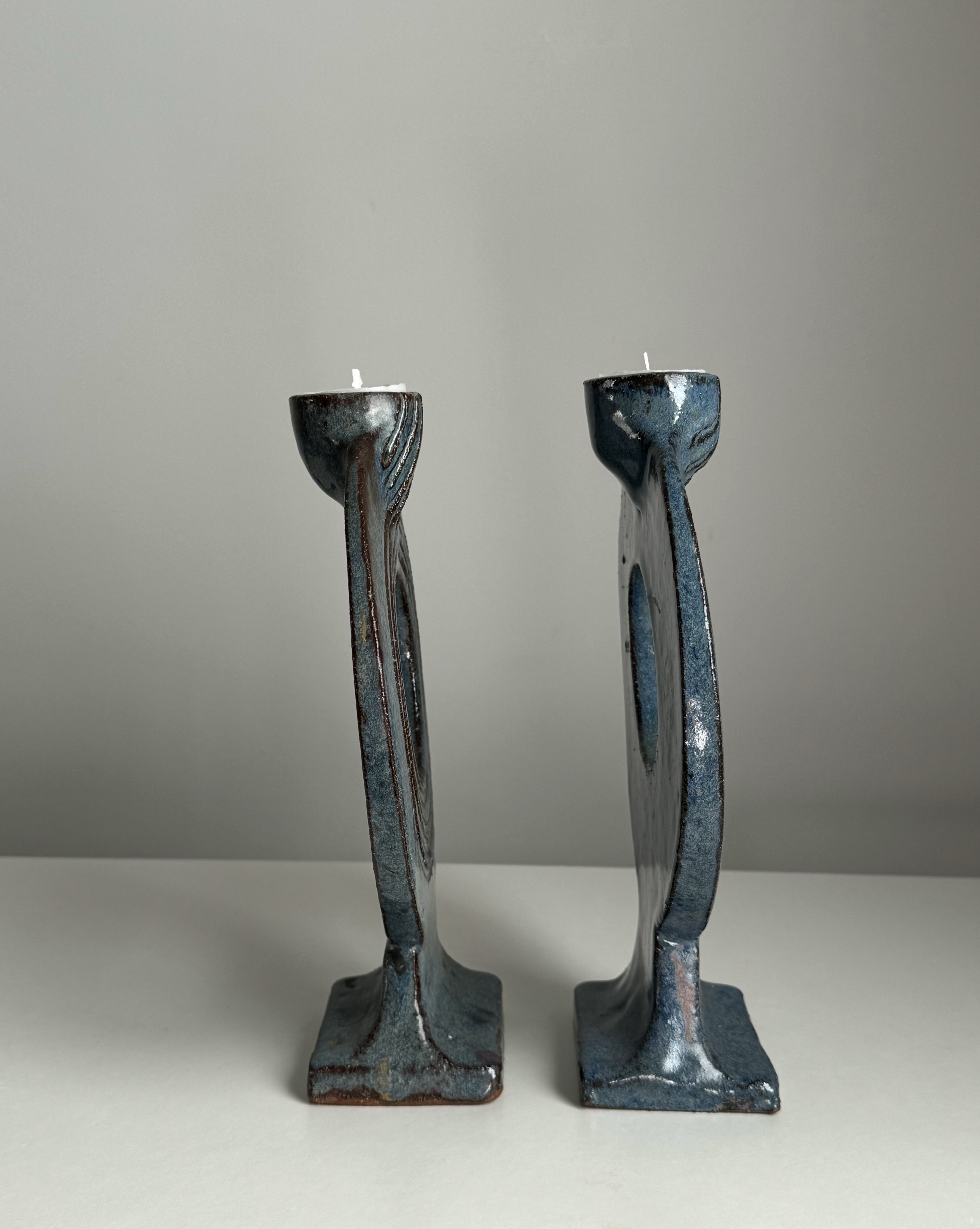 Handmade Ceramic Candle Holders / Denmark
