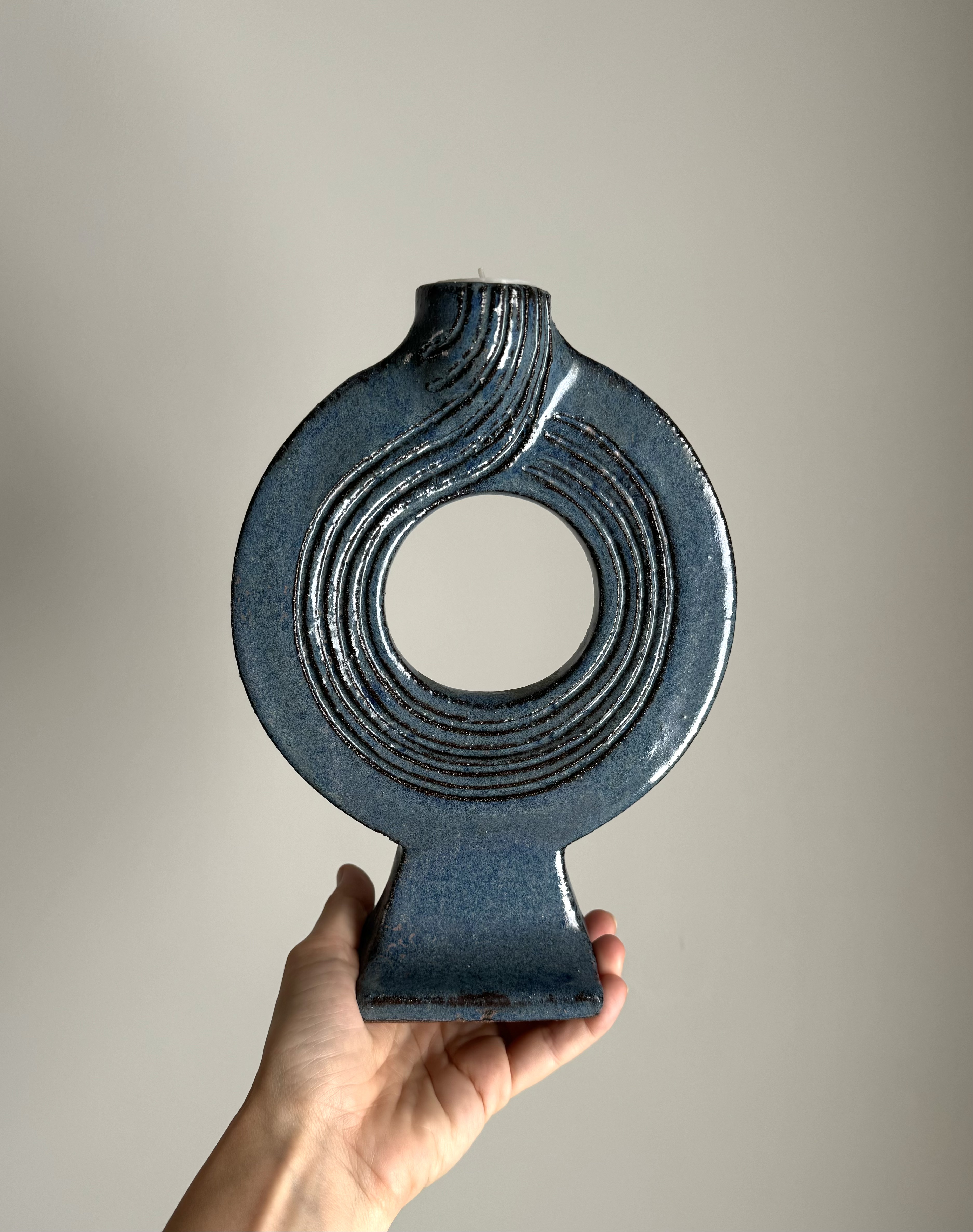Handmade Ceramic Candle Holders / Denmark