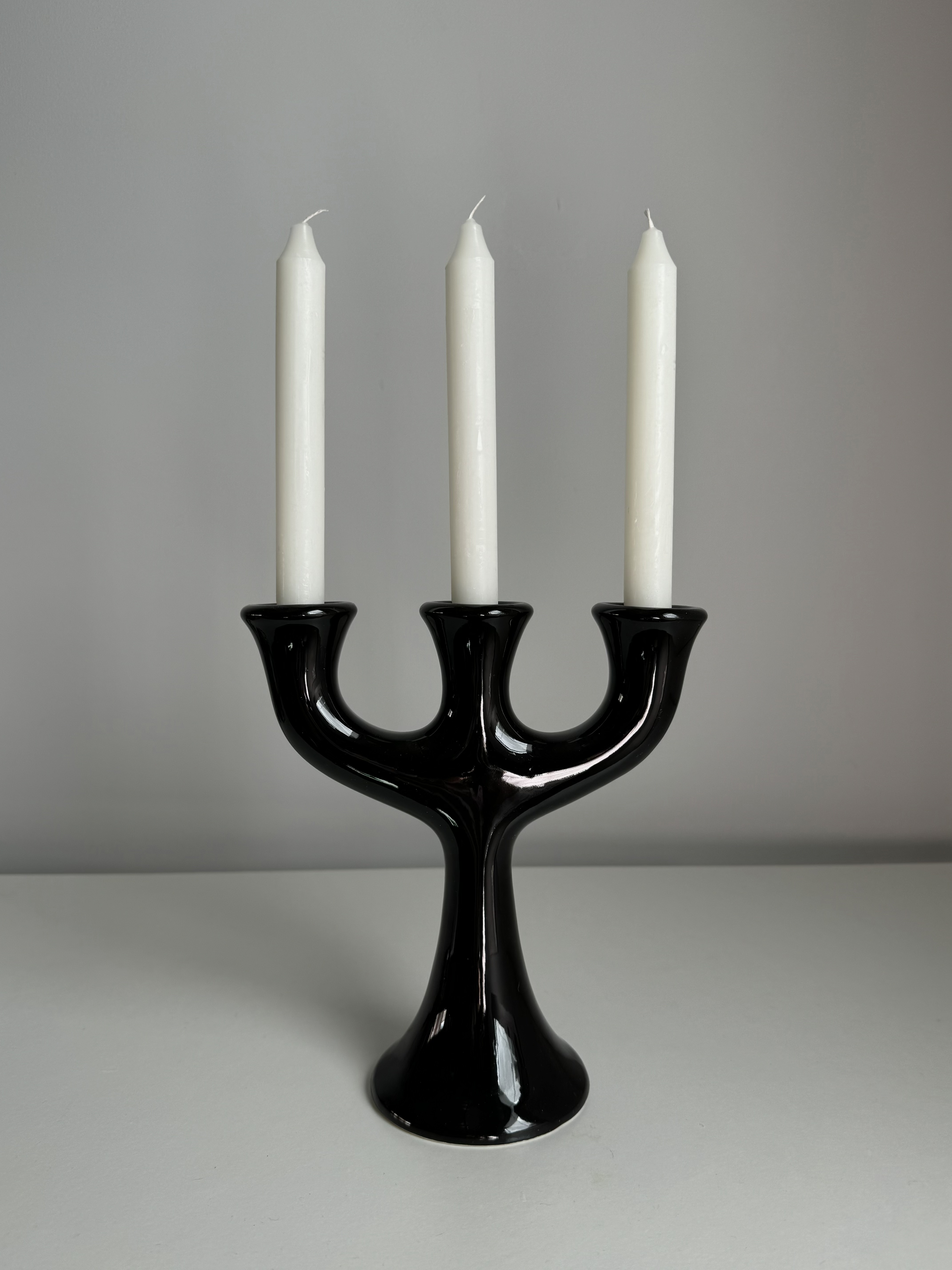 Classic Swedish Ceramic Candle Holder  1960s–70s