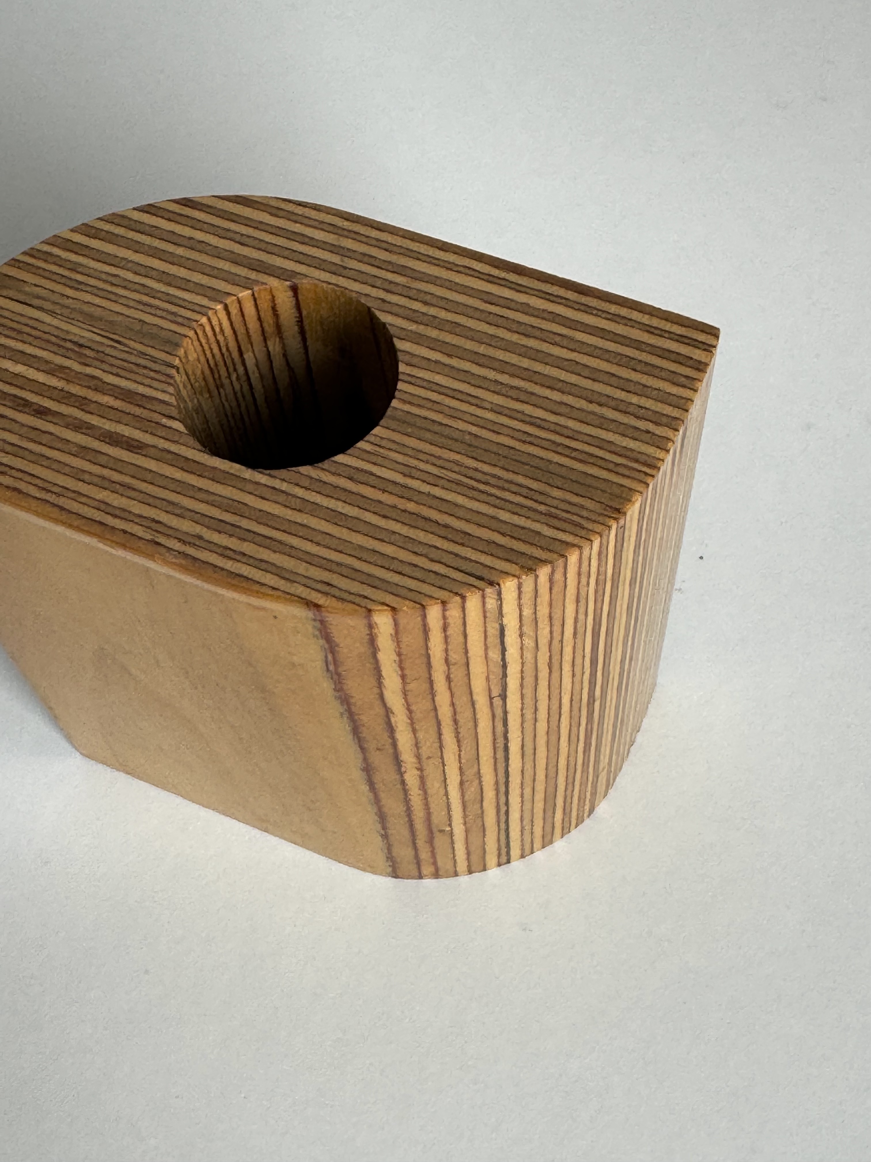Handmade wooden candle holder / Finland