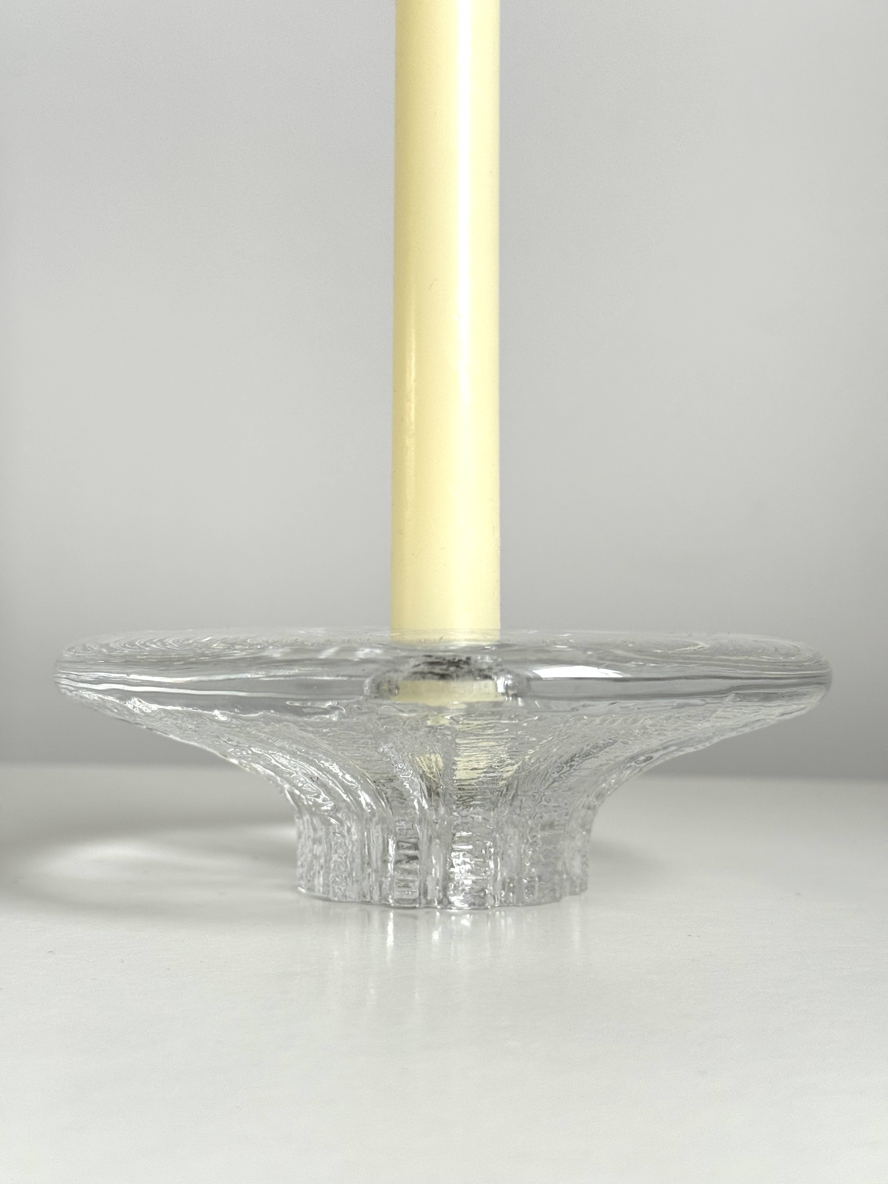 Crystal candleholder/ Finland