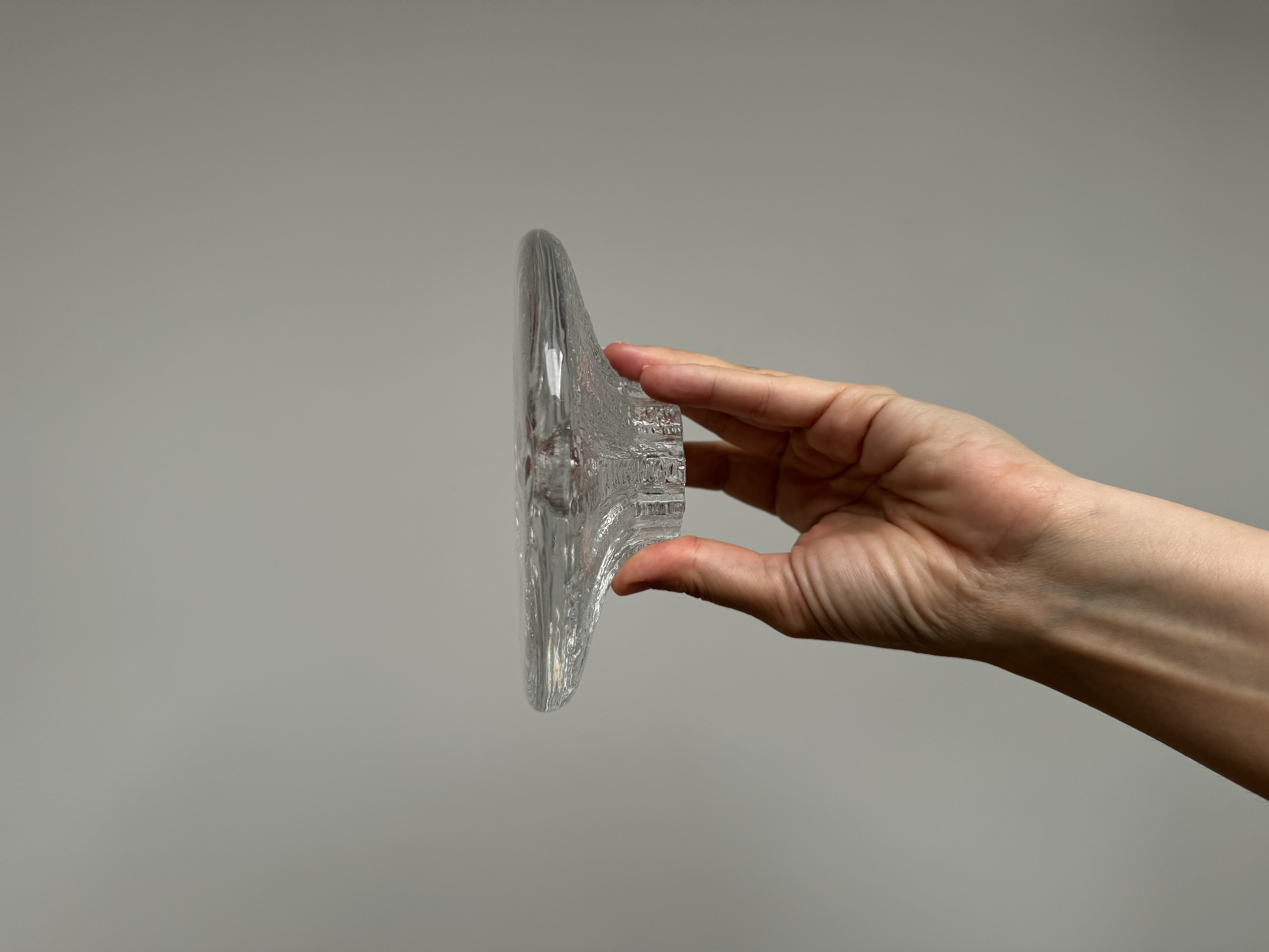 Crystal candleholder/ Finland