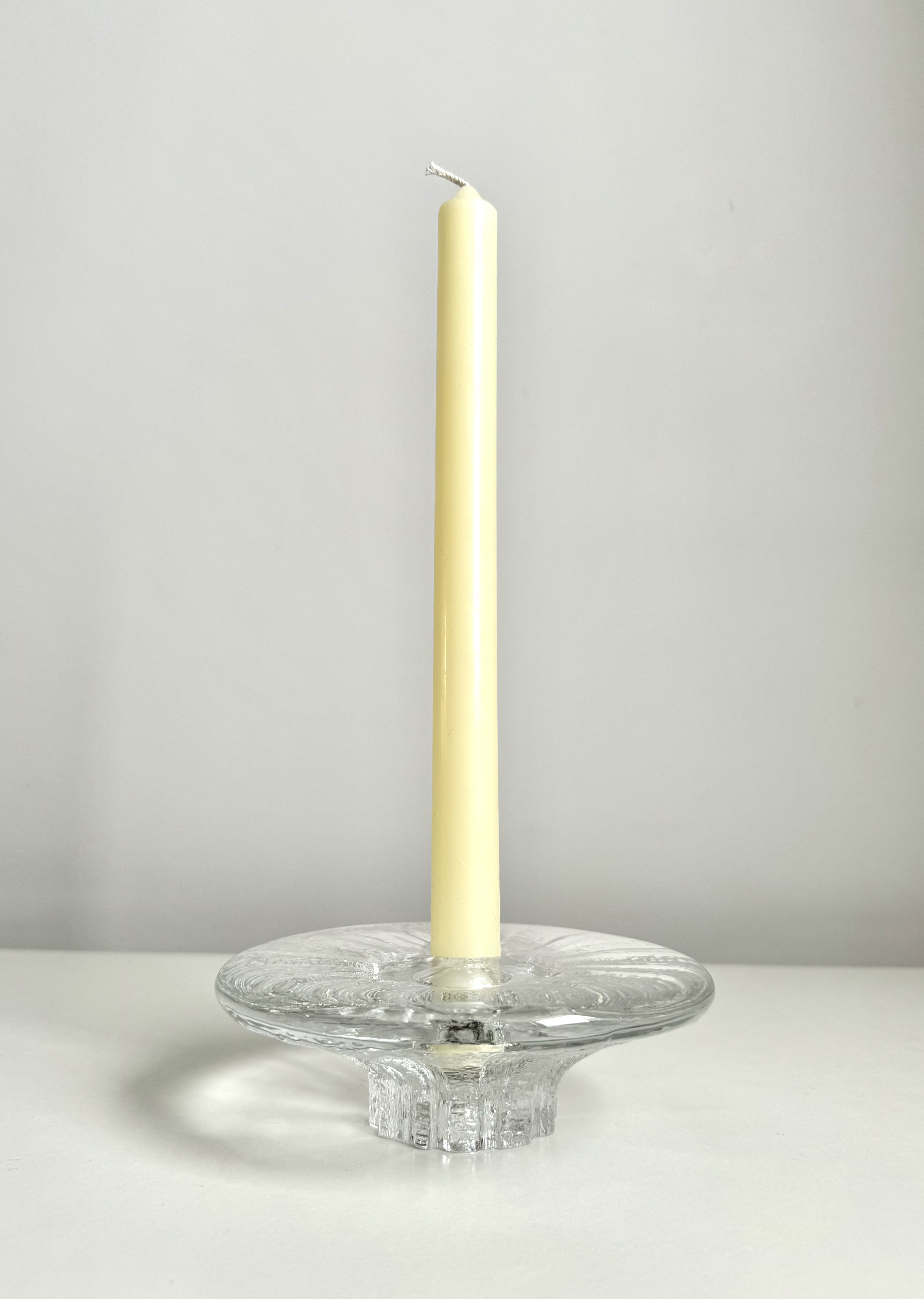 Crystal candleholder/ Finland