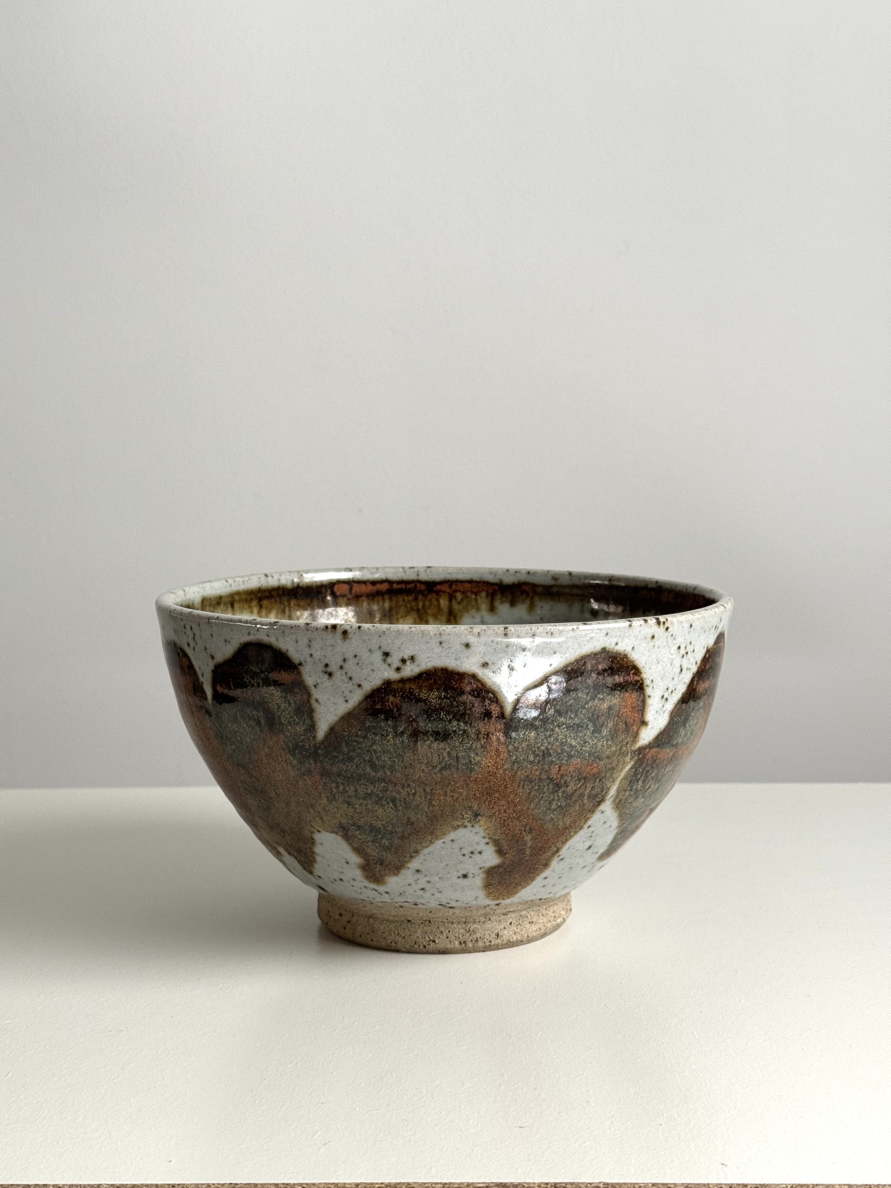 Large Hand-Painted Salad Bowl / Denmark