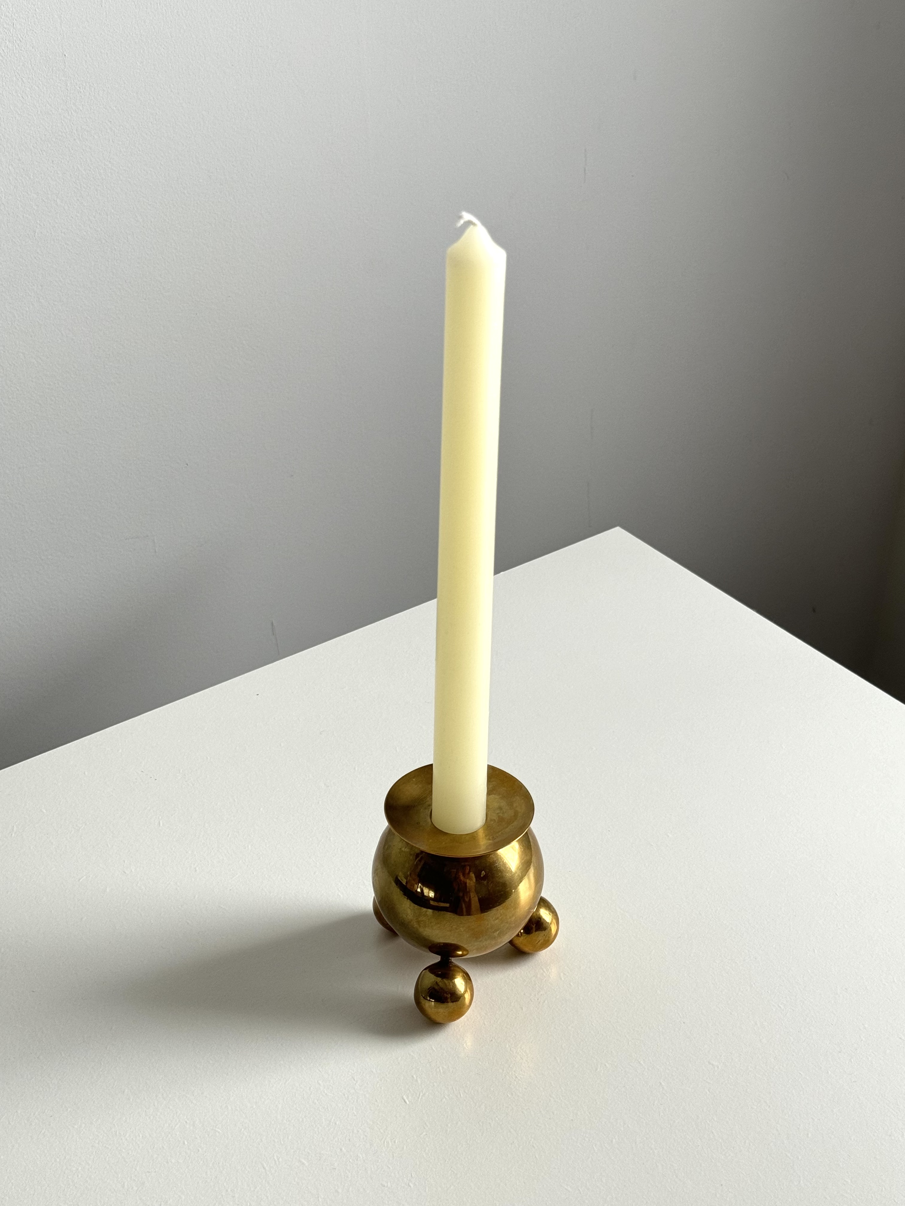 Mid-Century Swedish Candleholder by Gusum Bruk