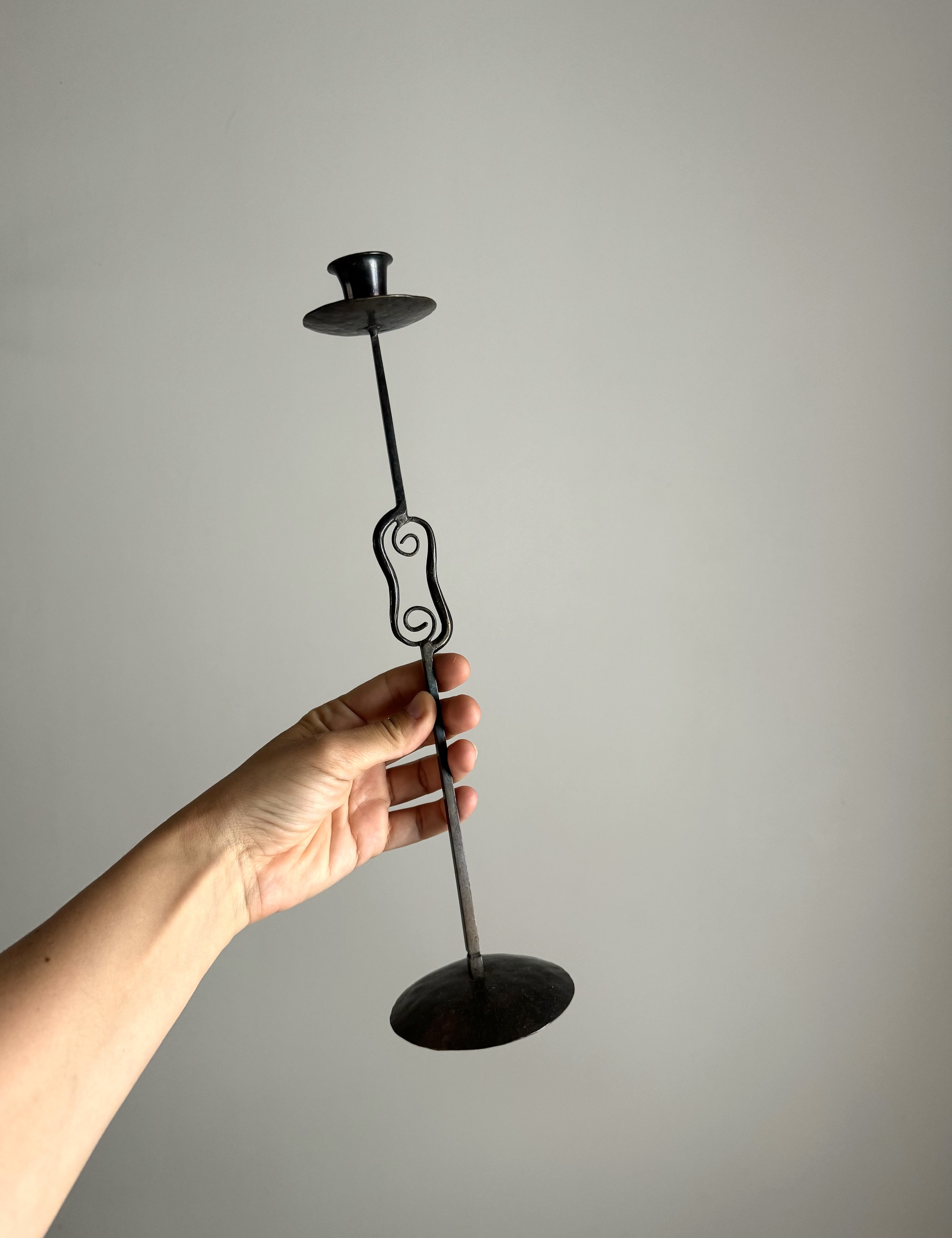 Hand-forged candle holder / Finland