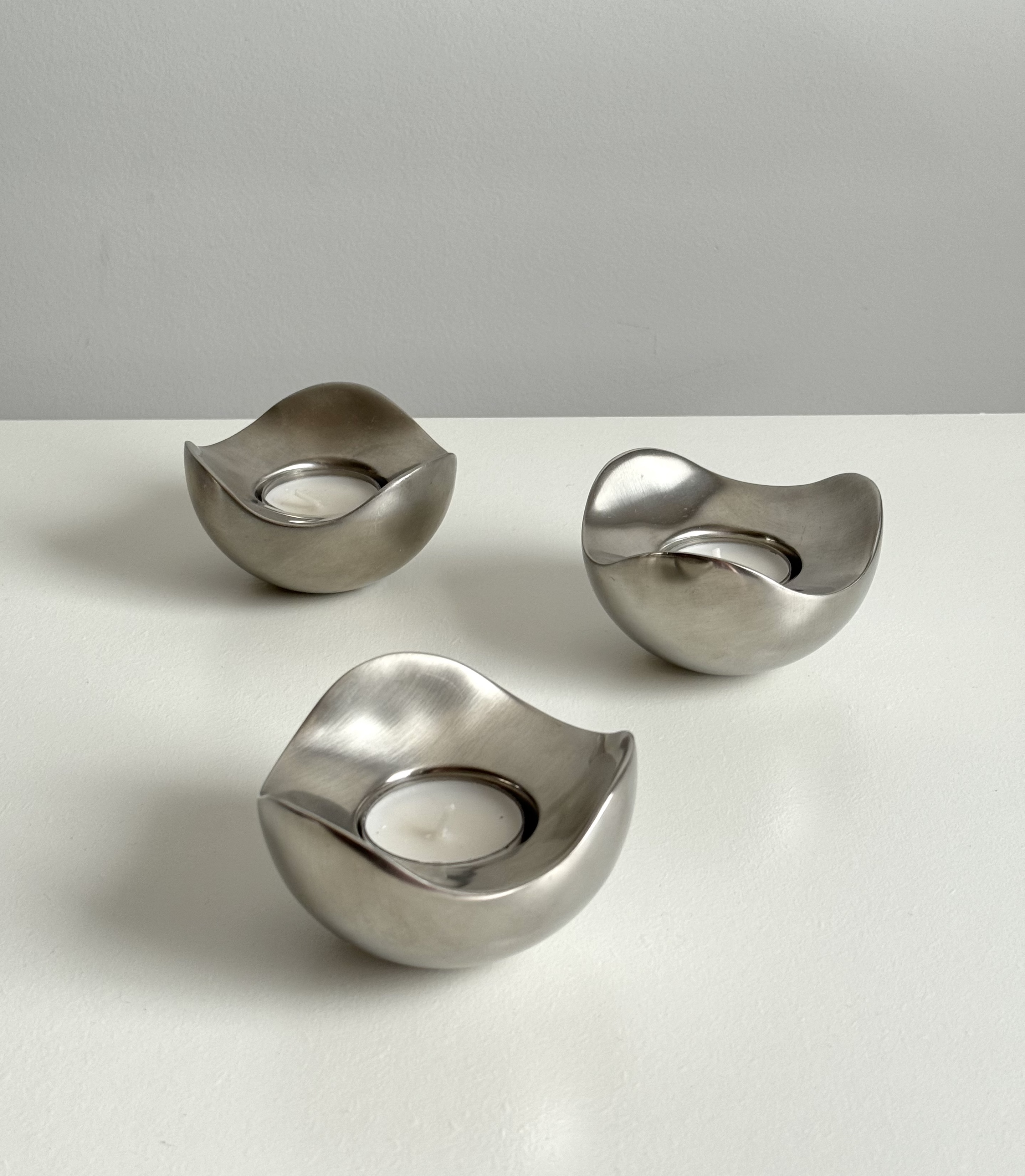 Georg Jensen Bloom Design Tea Light Holders