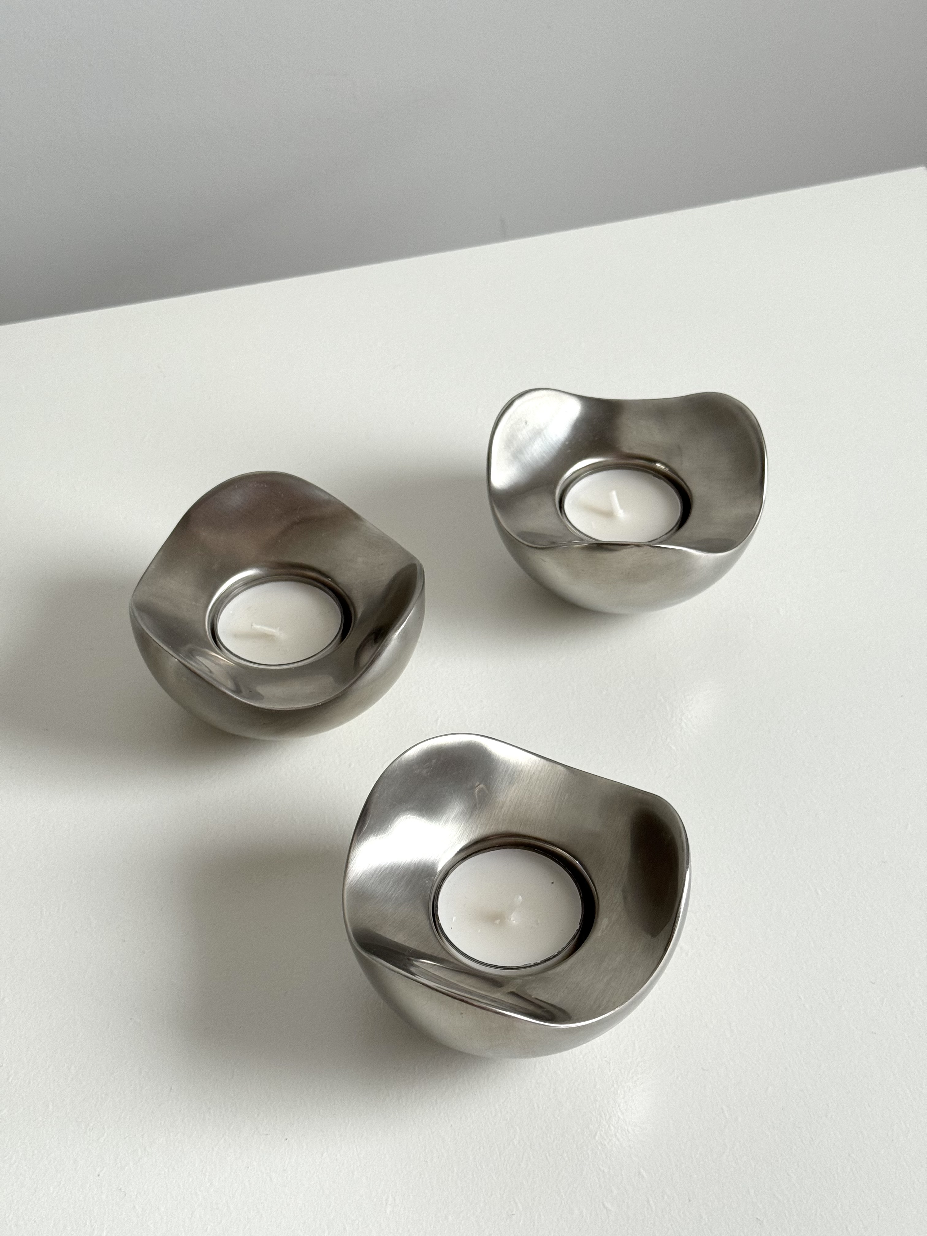 Georg Jensen Bloom Design Tea Light Holders