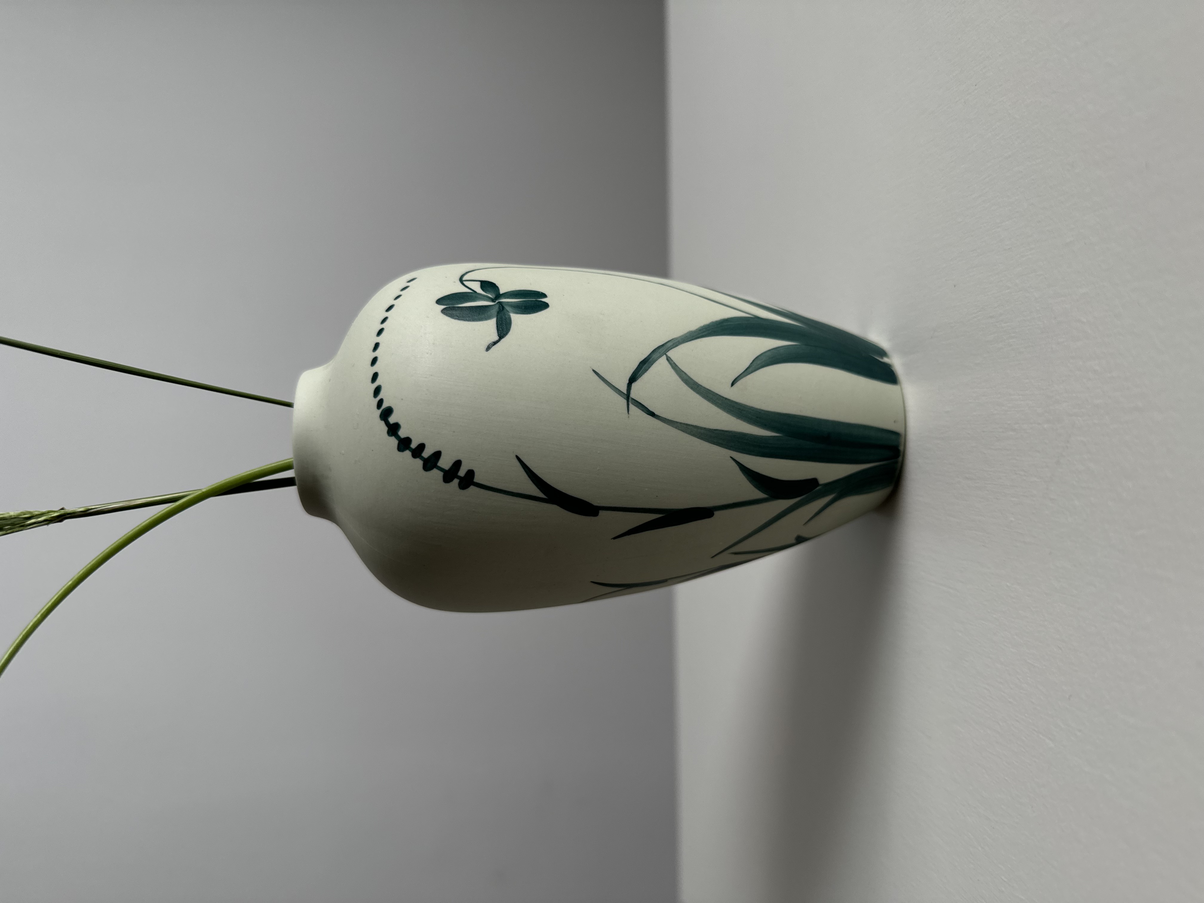 A hand-painted vase by the Finnish company Arabia, produced since the 1950s.