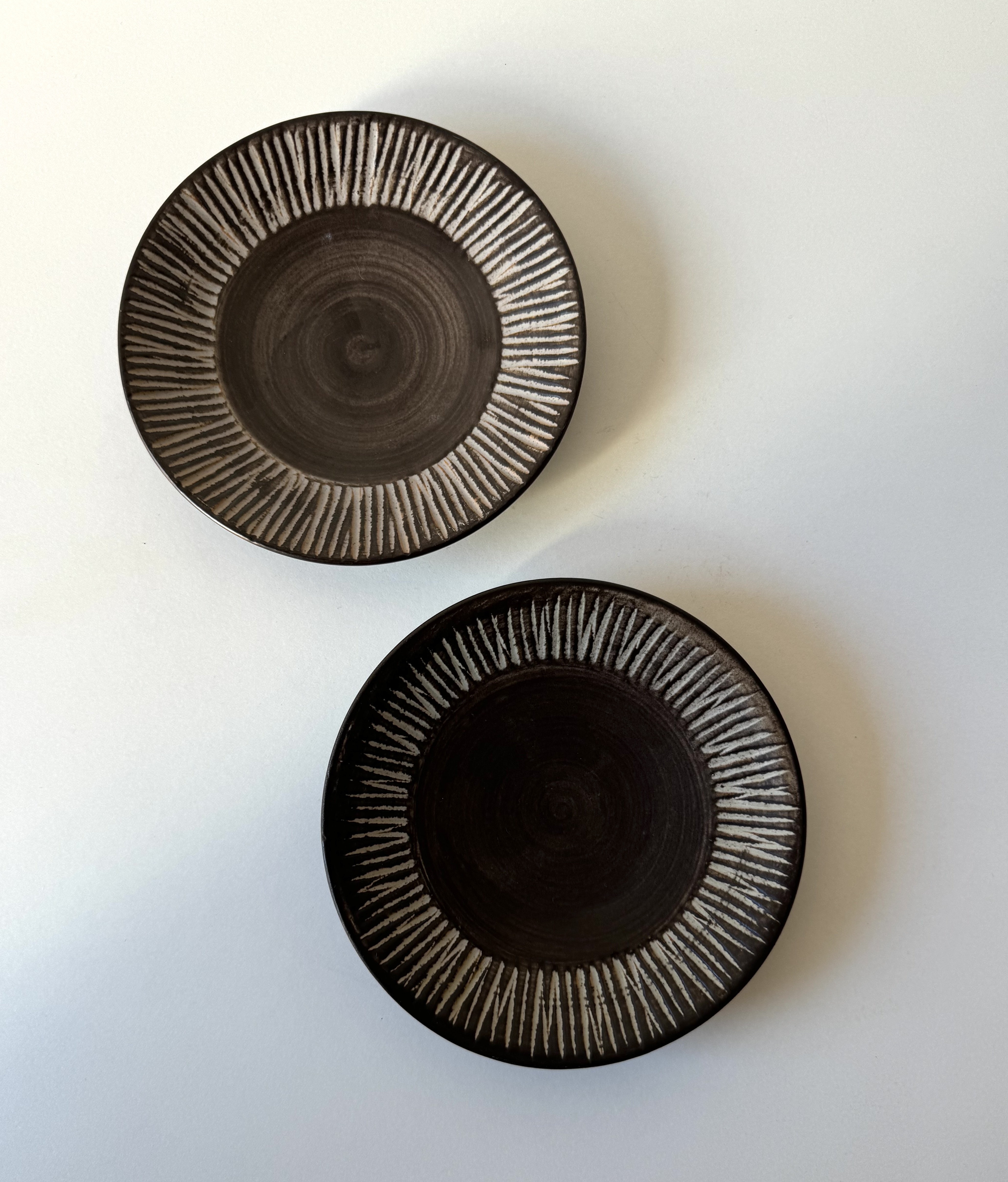 Ceramic saucers / Denmark