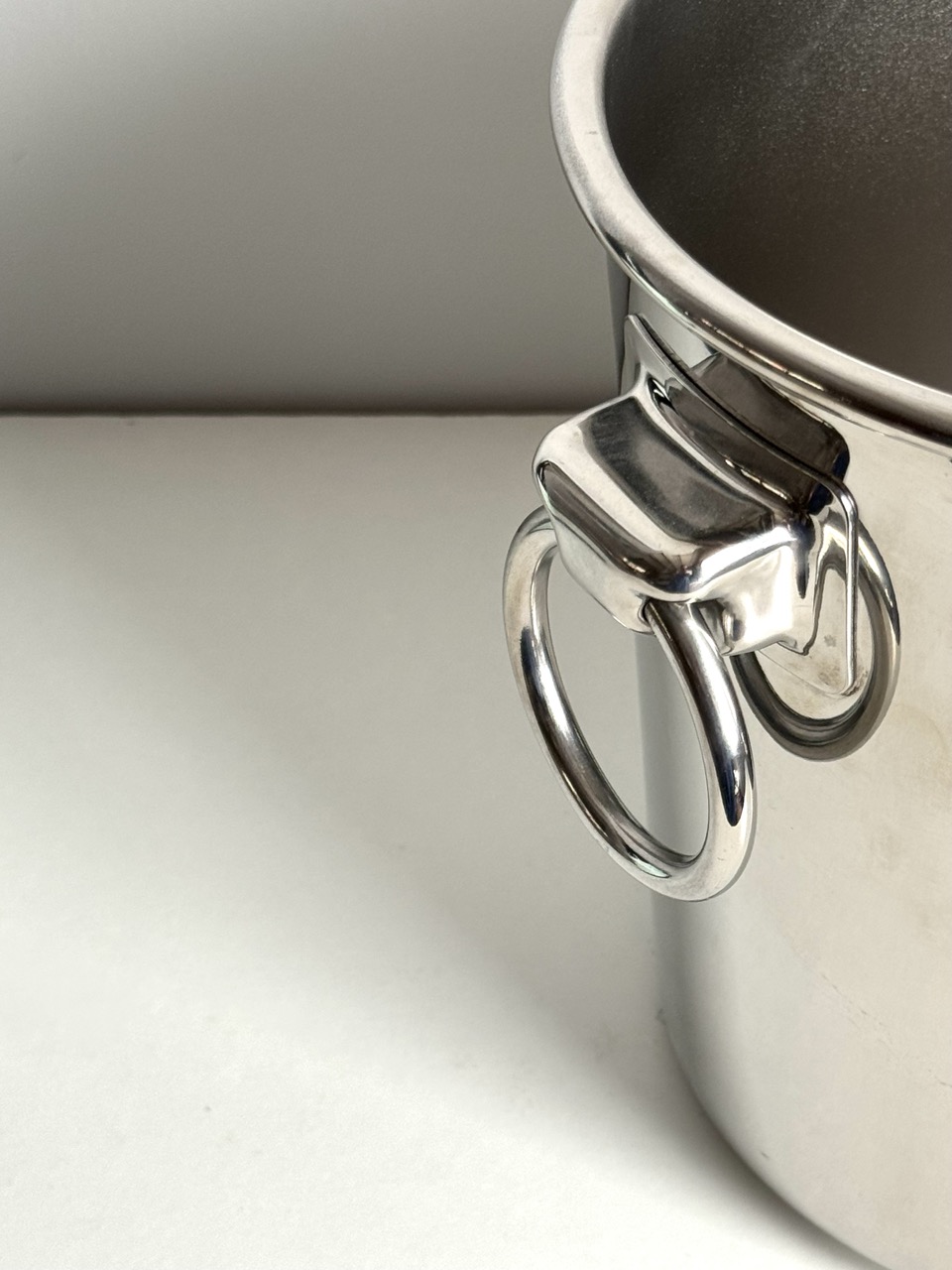 Mepra stainless steel champagne bucket 1980/90s