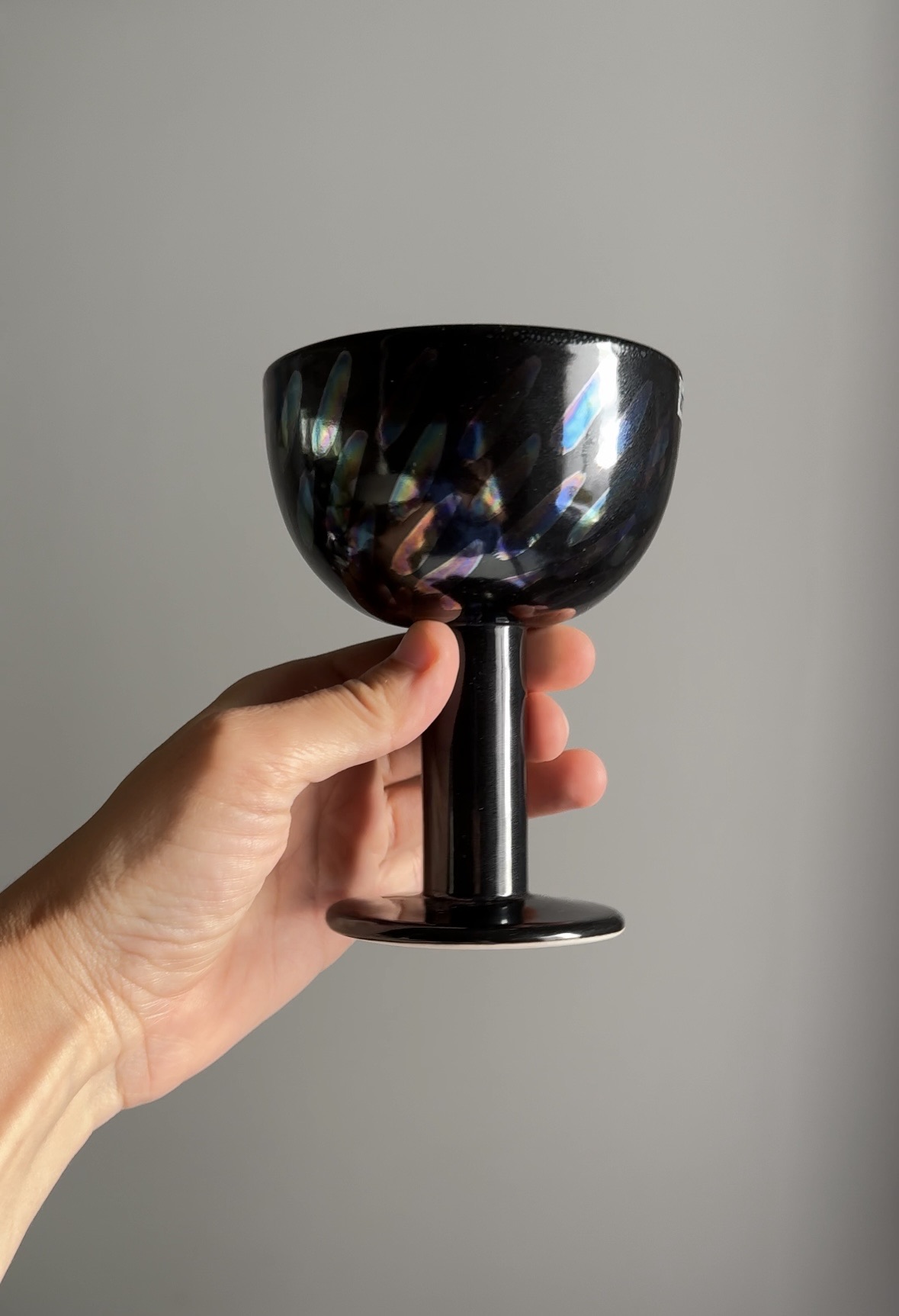 Handcrafted ceramic goblets 1987 / Zeebra Finland
