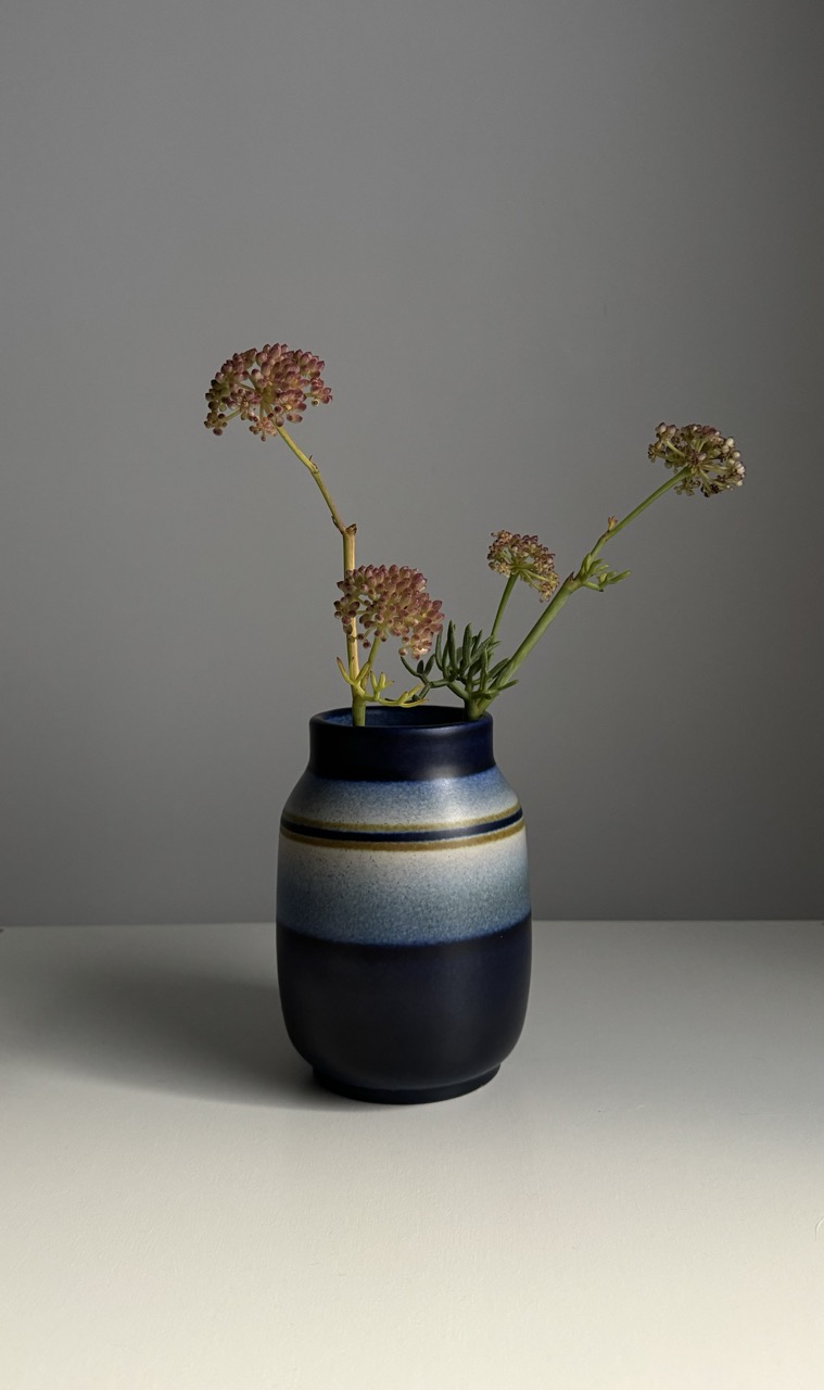 Handmade ceramic vase by the ceramist Joan Serra, 1960s.