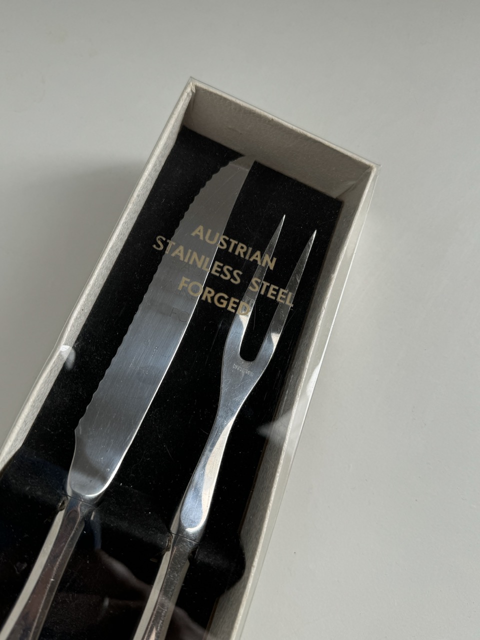 Carving Knife and Fork Set 