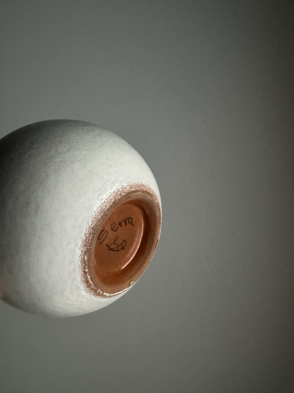 Handmade ceramic vase by the ceramist Joan Serra, 1960s.