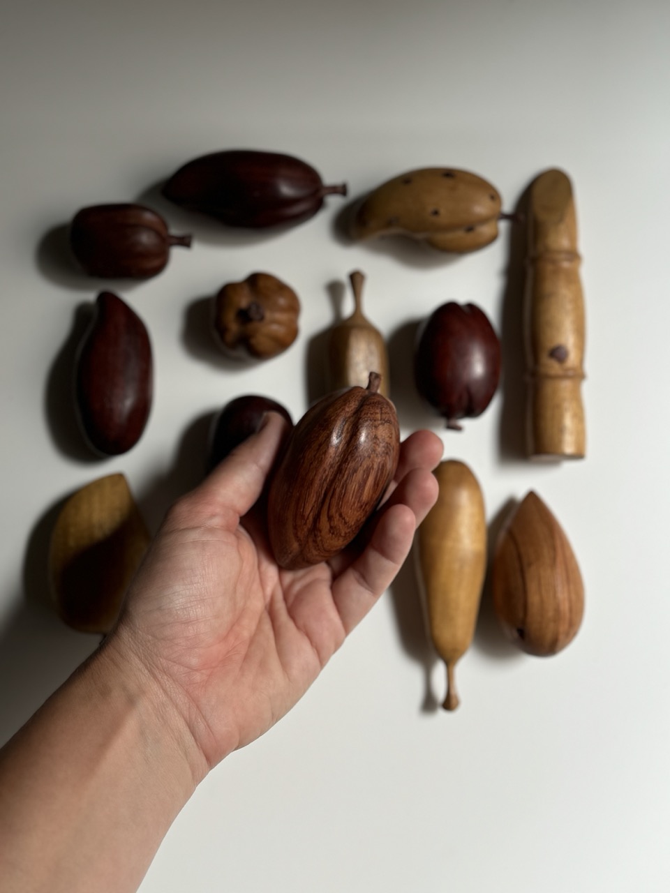 Handcrafted Wooden Fruit & Vegetable Set