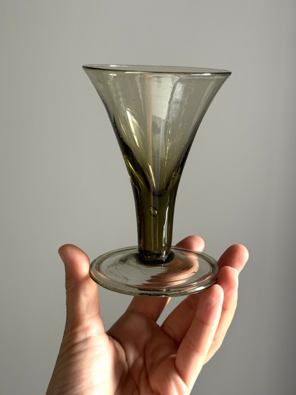 Handmade glass goblets / Denmark  