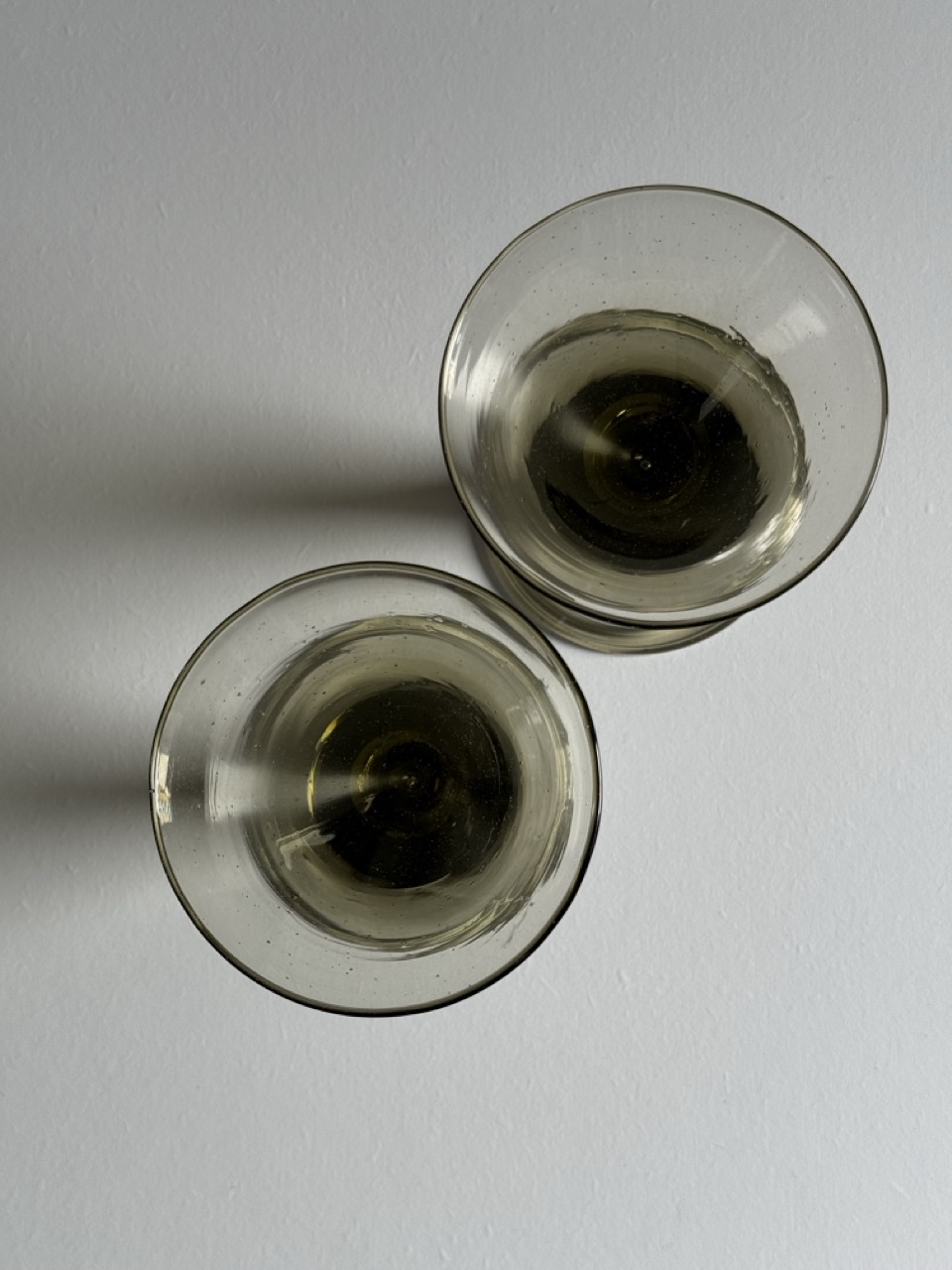 Handmade glass goblets / Denmark  