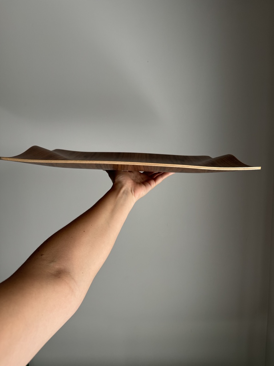 Birch veneer serving tray by Muurla, Finland