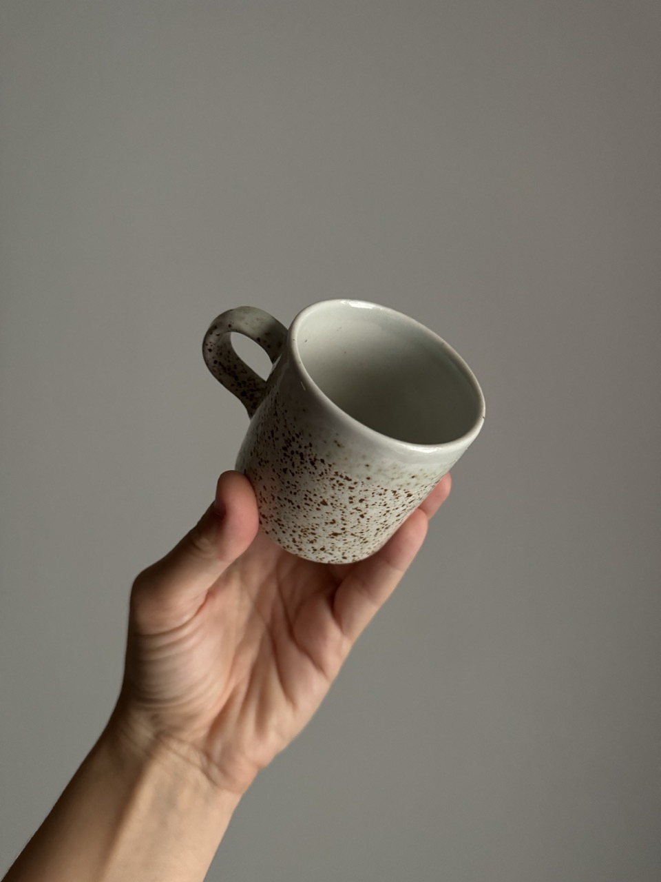 Coffee Ceramic Cup with Saucer by Finnish brand Pentik
