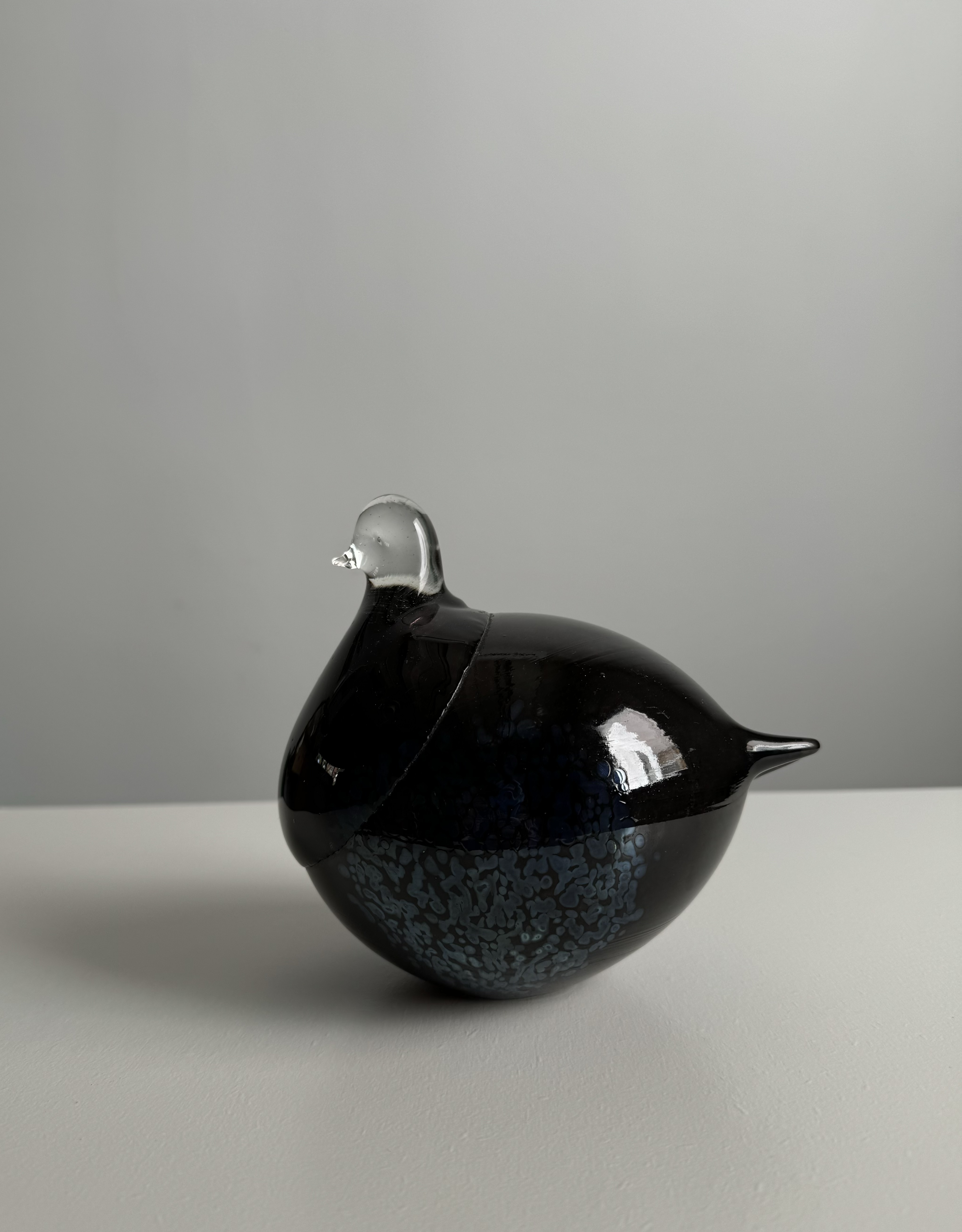 Vintage Glass Bird /Handmade Scandinavian Decor  Lasistudio, Finland – 1970s 