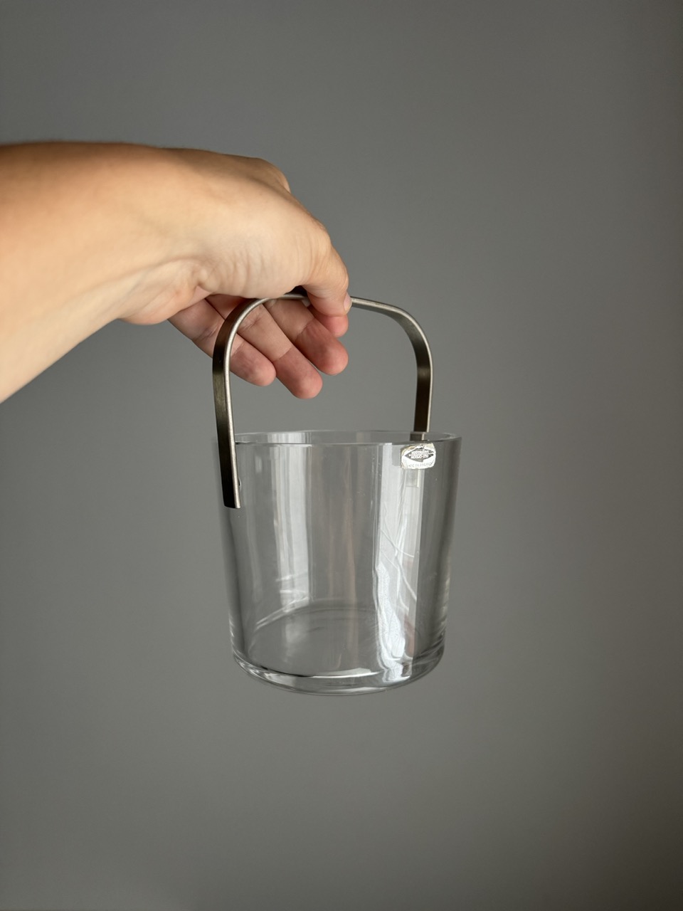 Ice bucket with metal handle/Finland