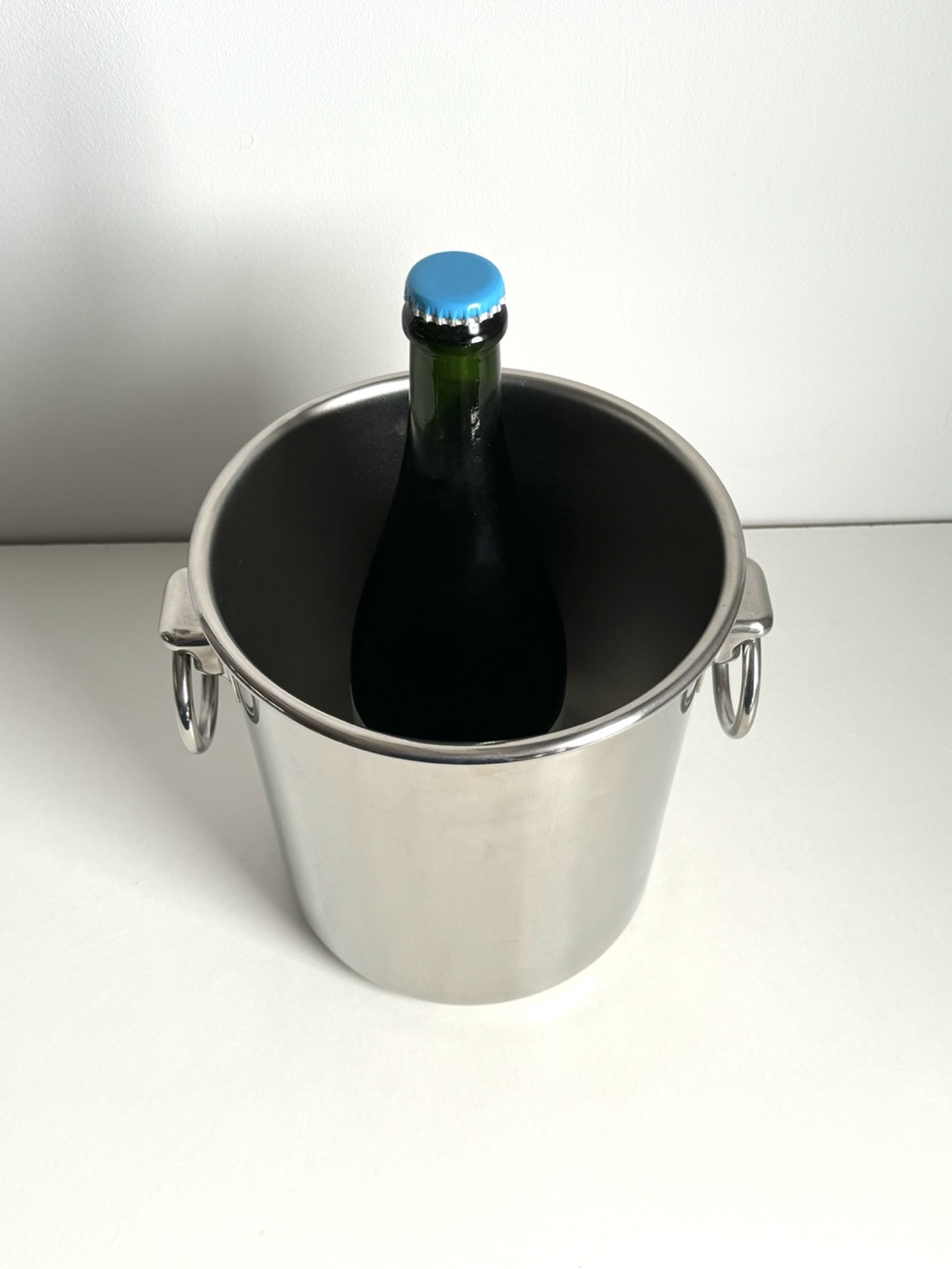 Mepra stainless steel champagne bucket 1980/90s
