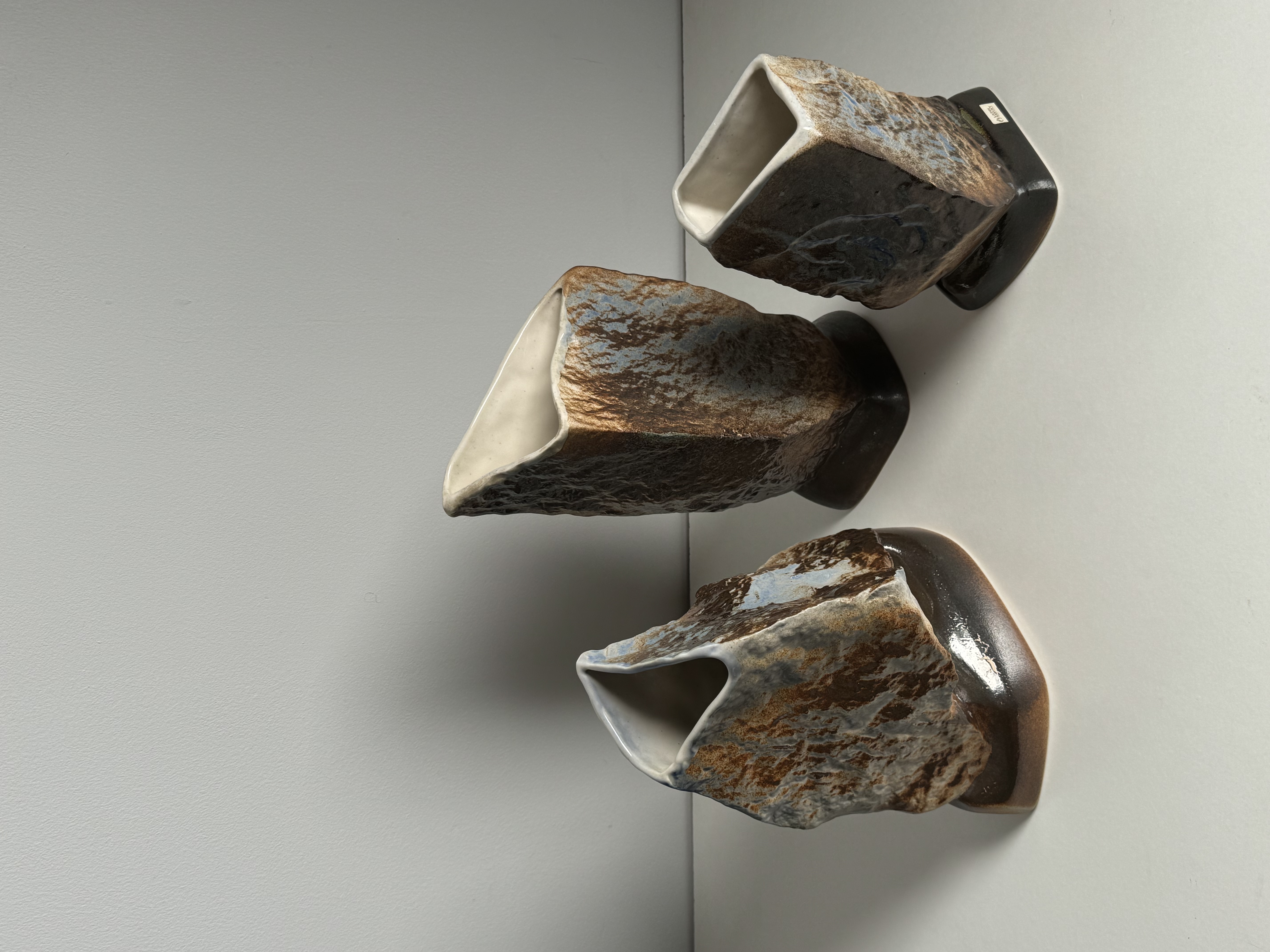 Lapin Savi studio/Ceramic Vase/ Finland “Rock Vase” by Kauko Ruokamo 1970-1990s