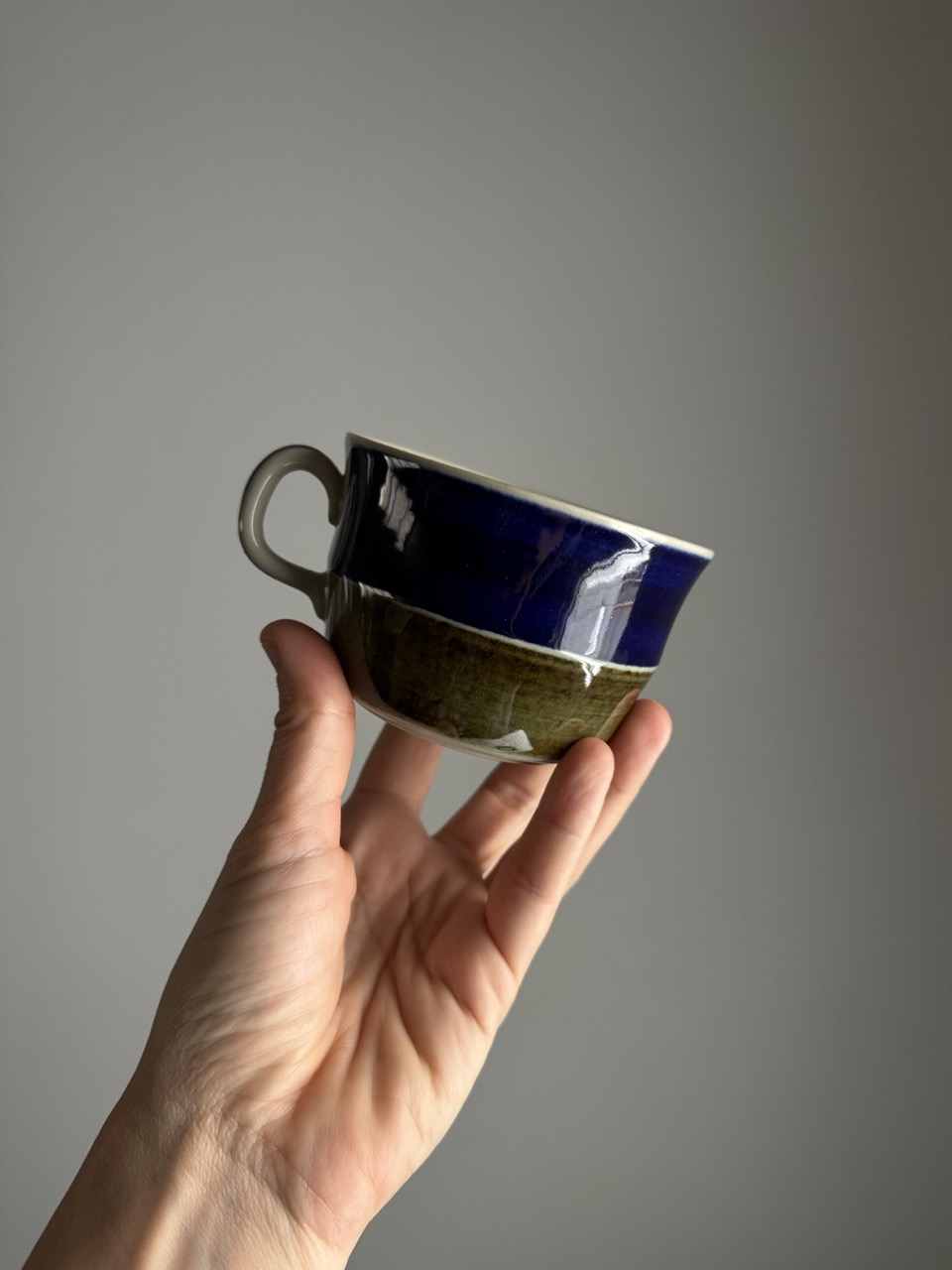 Set of 4 cups with saucers by the Swedish company Rörstrand