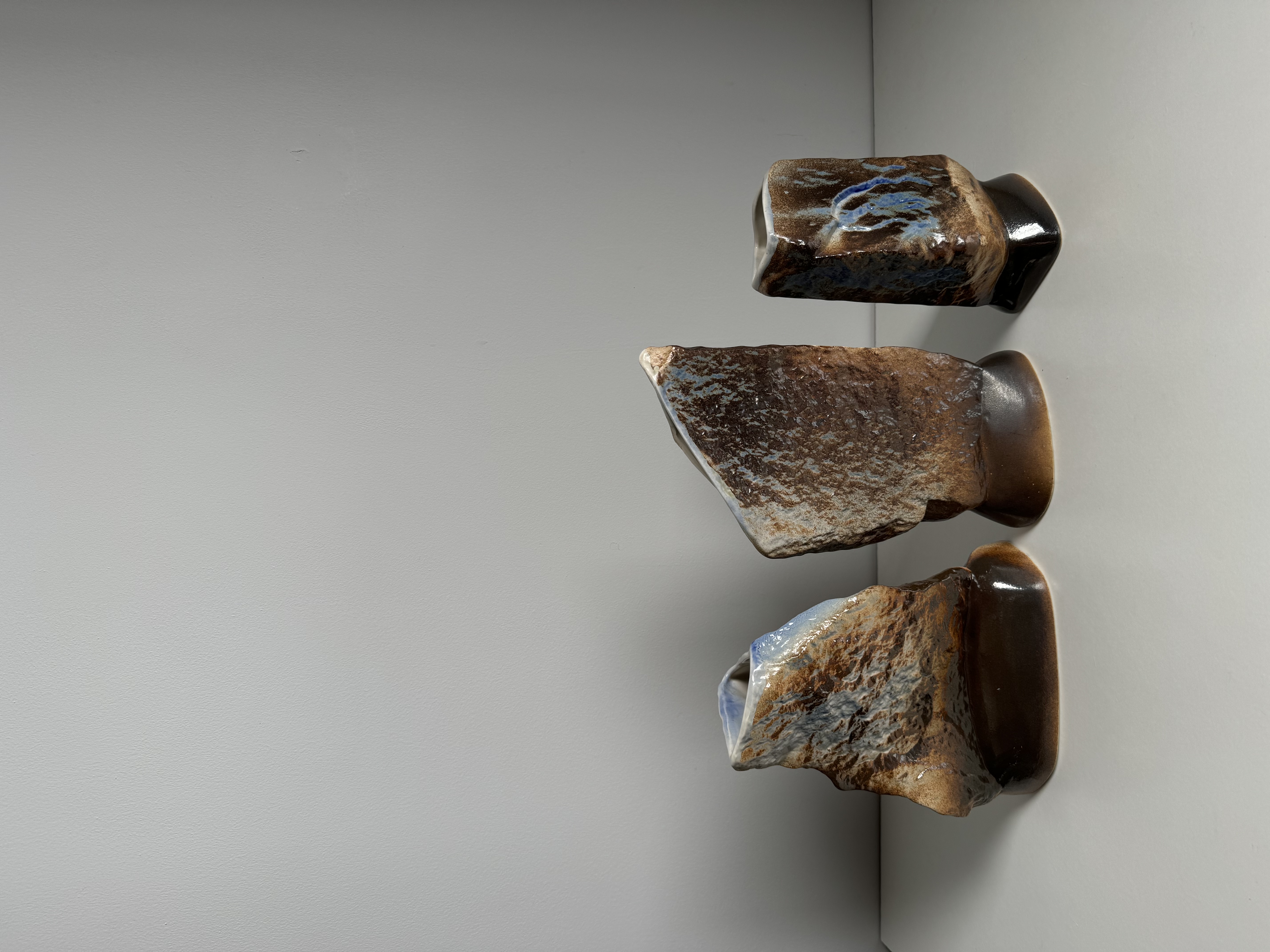 Lapin Savi studio/Ceramic Vase/ Finland “Rock Vase” by Kauko Ruokamo 1970-1990s