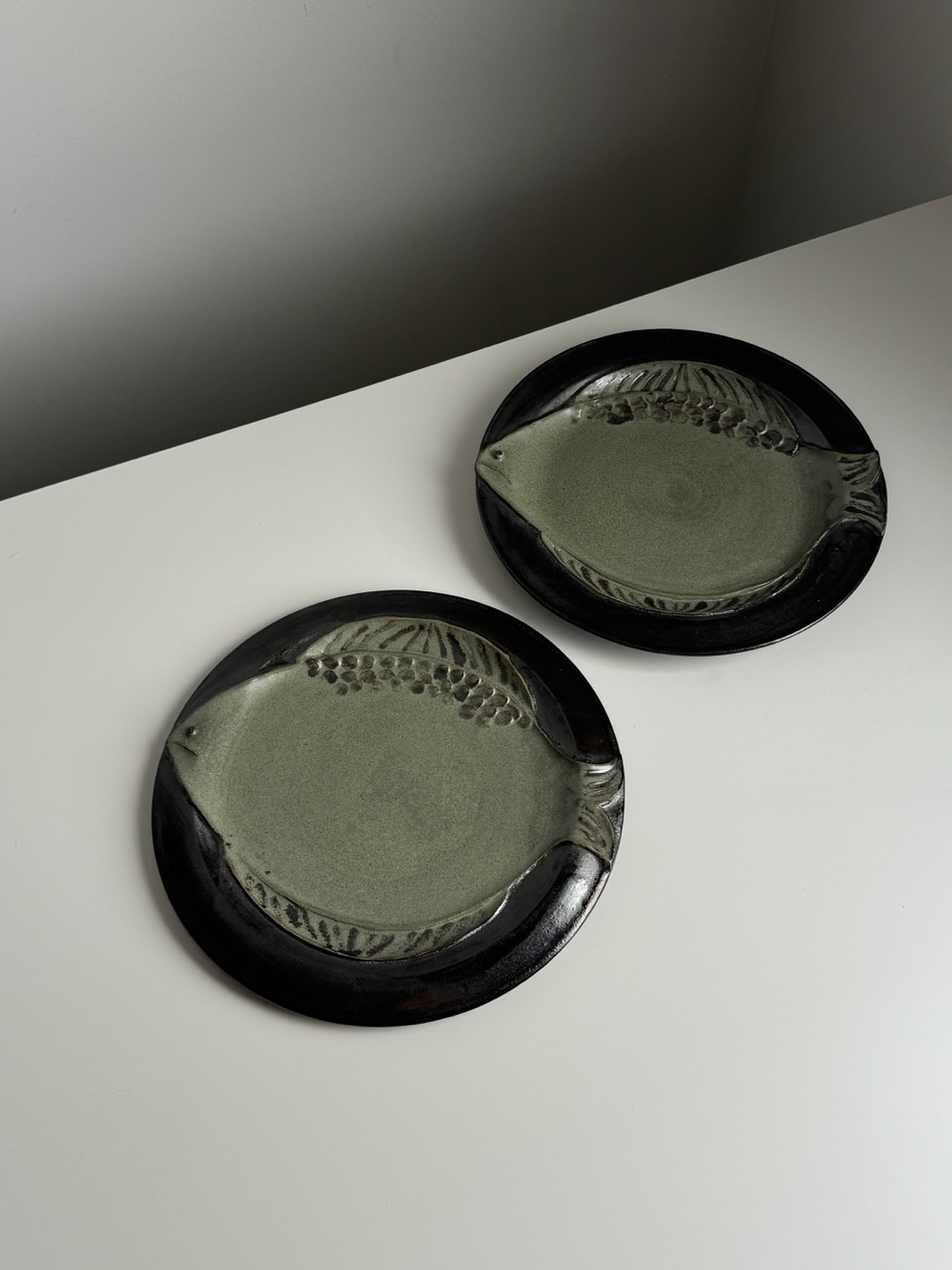 Handcrafted ceramic plates/ Finland