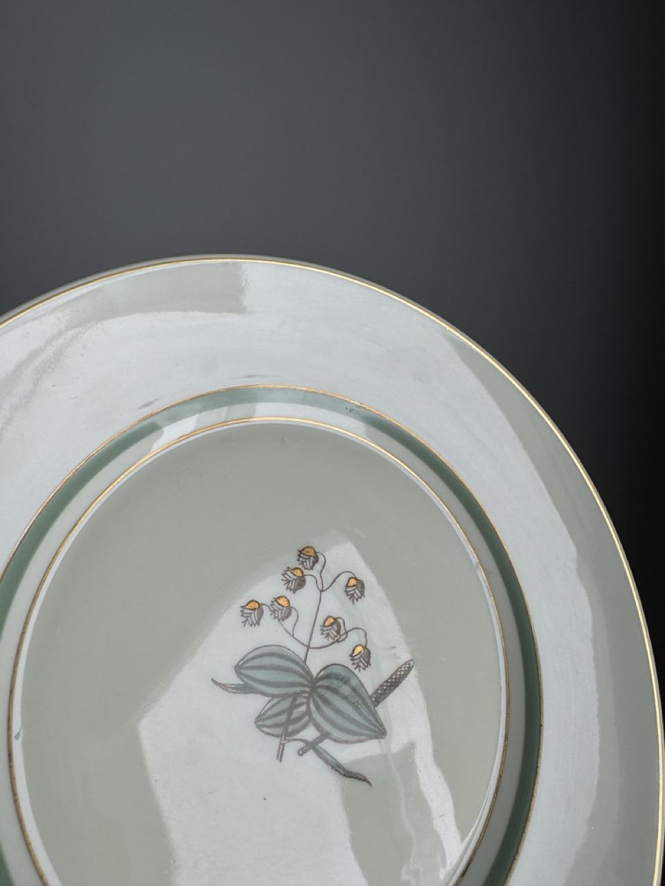 Set of 4 Porcelain Dinner Plates/ Royal Copenhagen