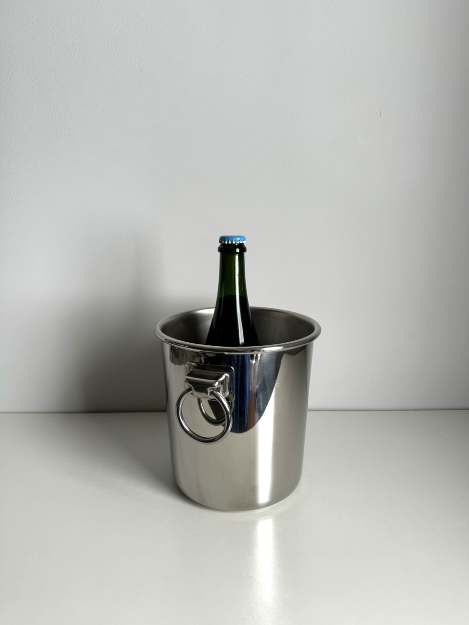 Mepra stainless steel champagne bucket 1980/90s