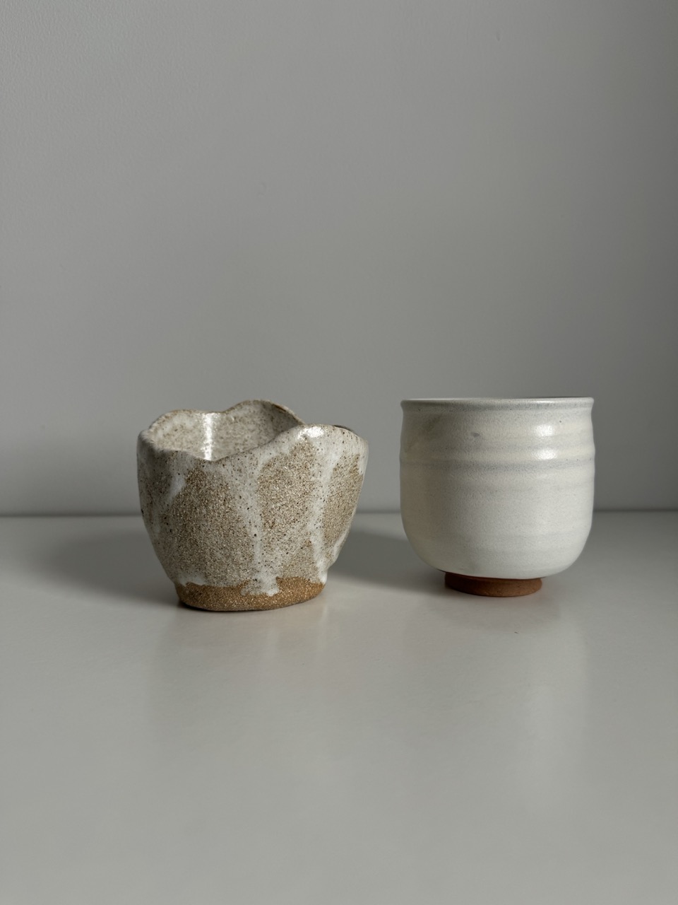 Handmade ceramic set / 2 bowls / Denmark