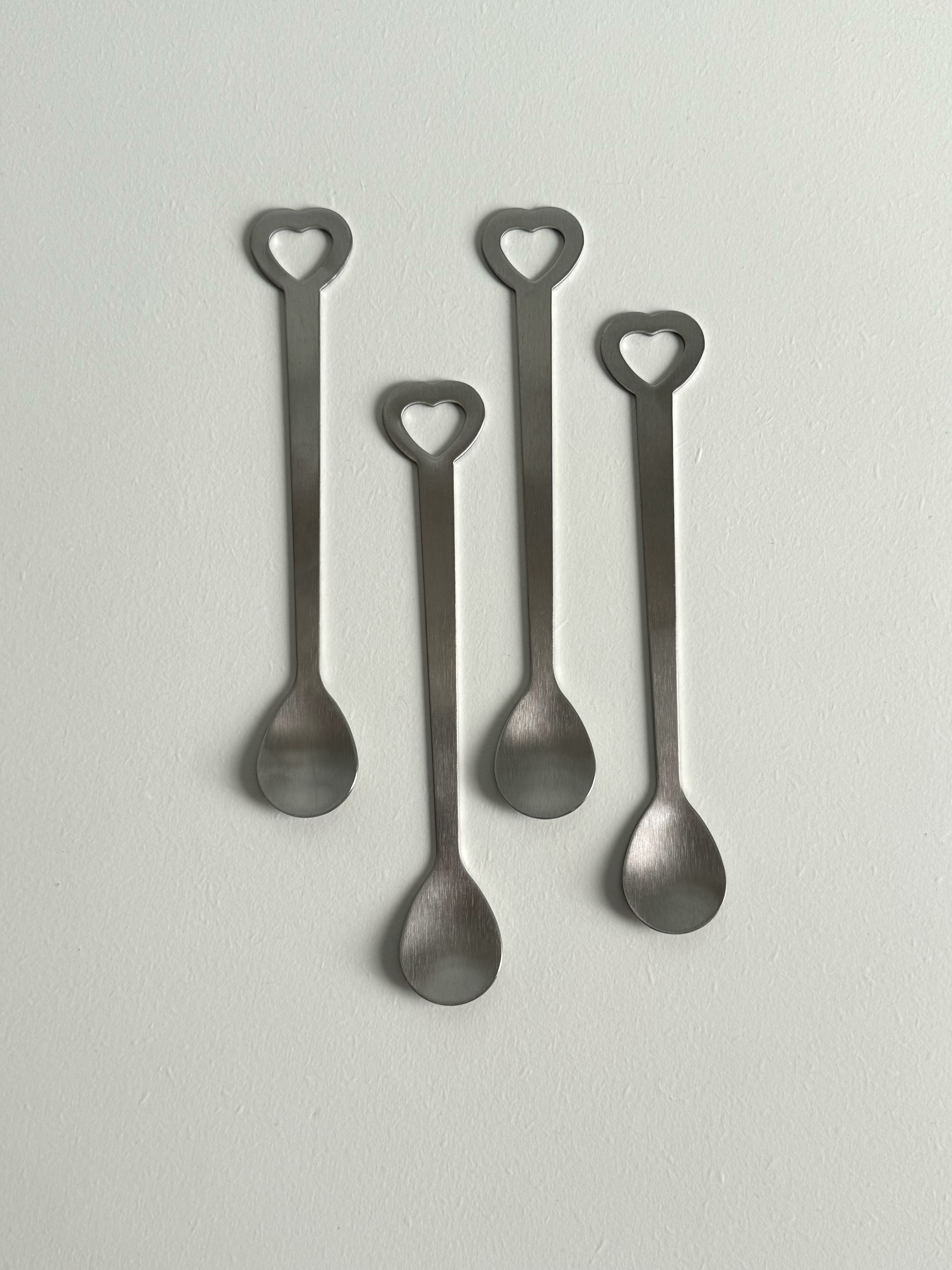 Dessert metal spoons by Finnish company Pentik  