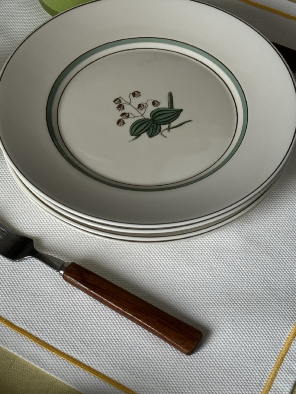 Set of 4 Porcelain Dinner Plates/ Royal Copenhagen
