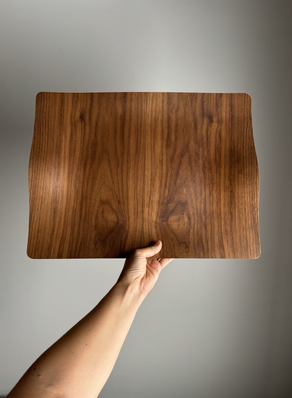 Birch veneer serving tray by Muurla, Finland
