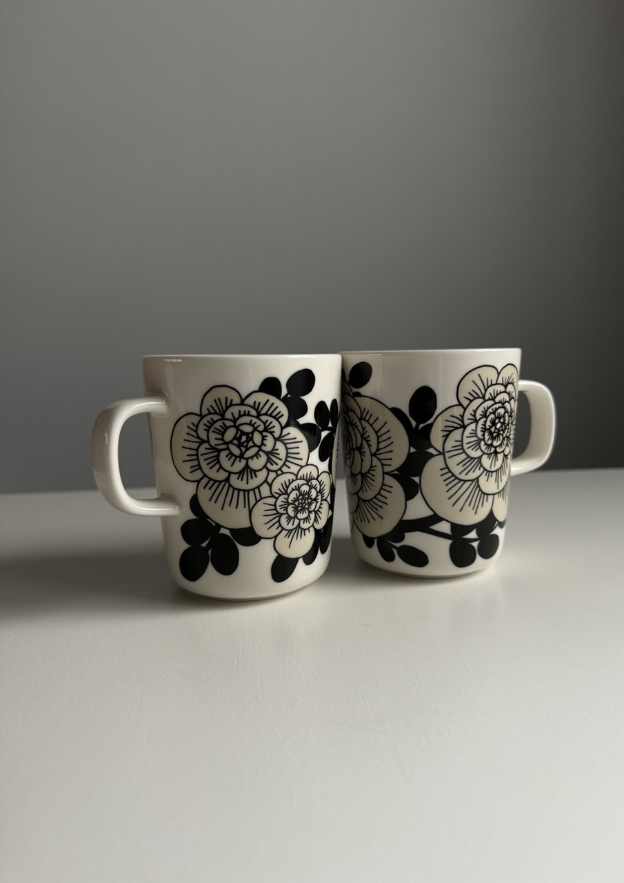 The mugs  by Marimekko / Finland