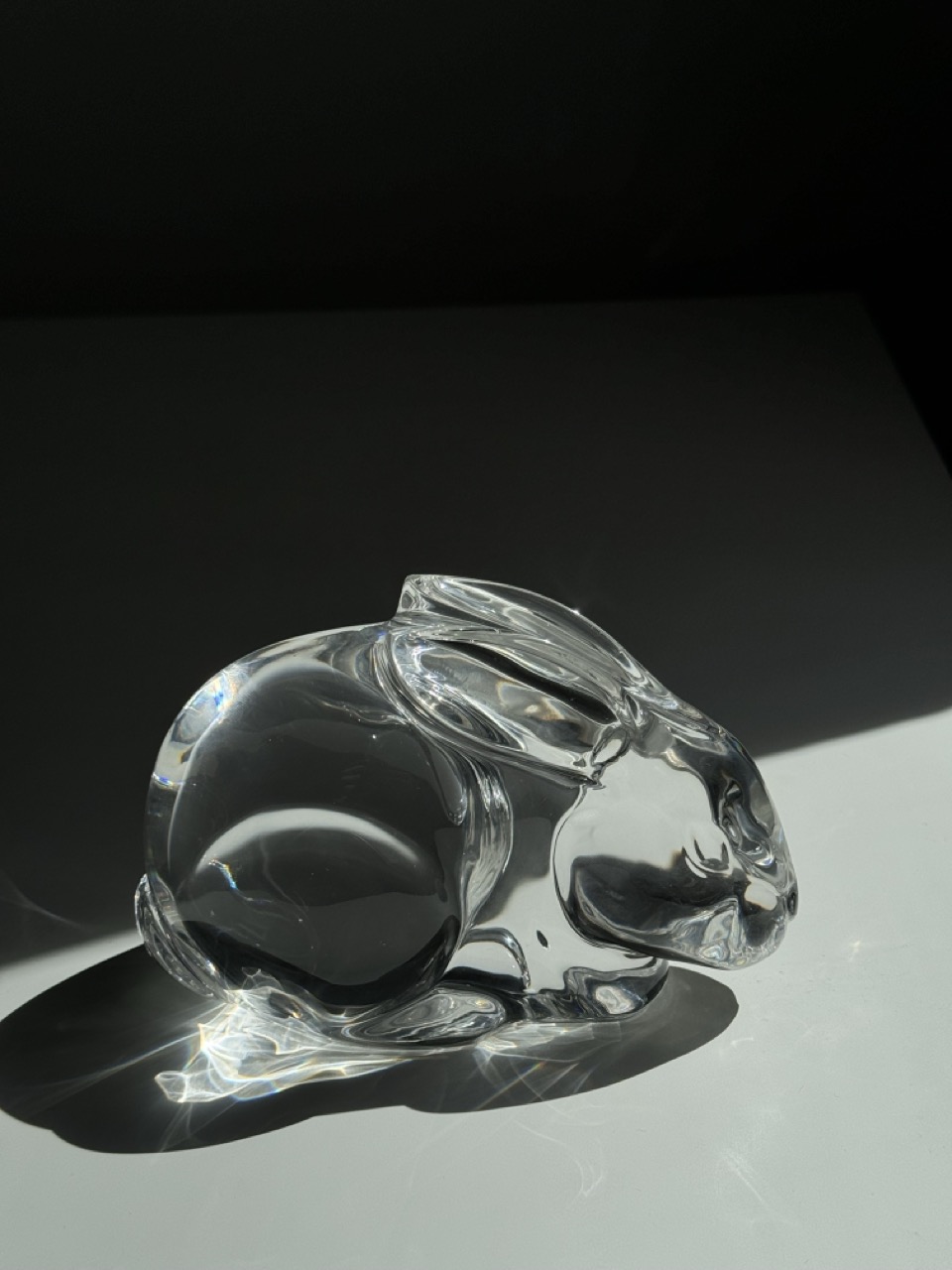 Crystal sculpture  rabbit/Belgium